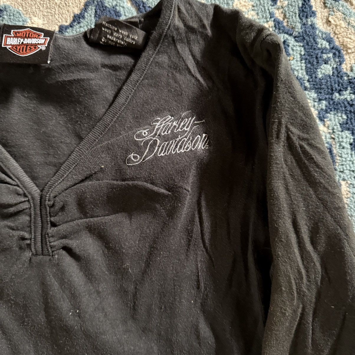 Harley Davidson Vintage harley davidson long sleeve Size M / US 6-8 / IT 42-44 - 2 Thumbnail