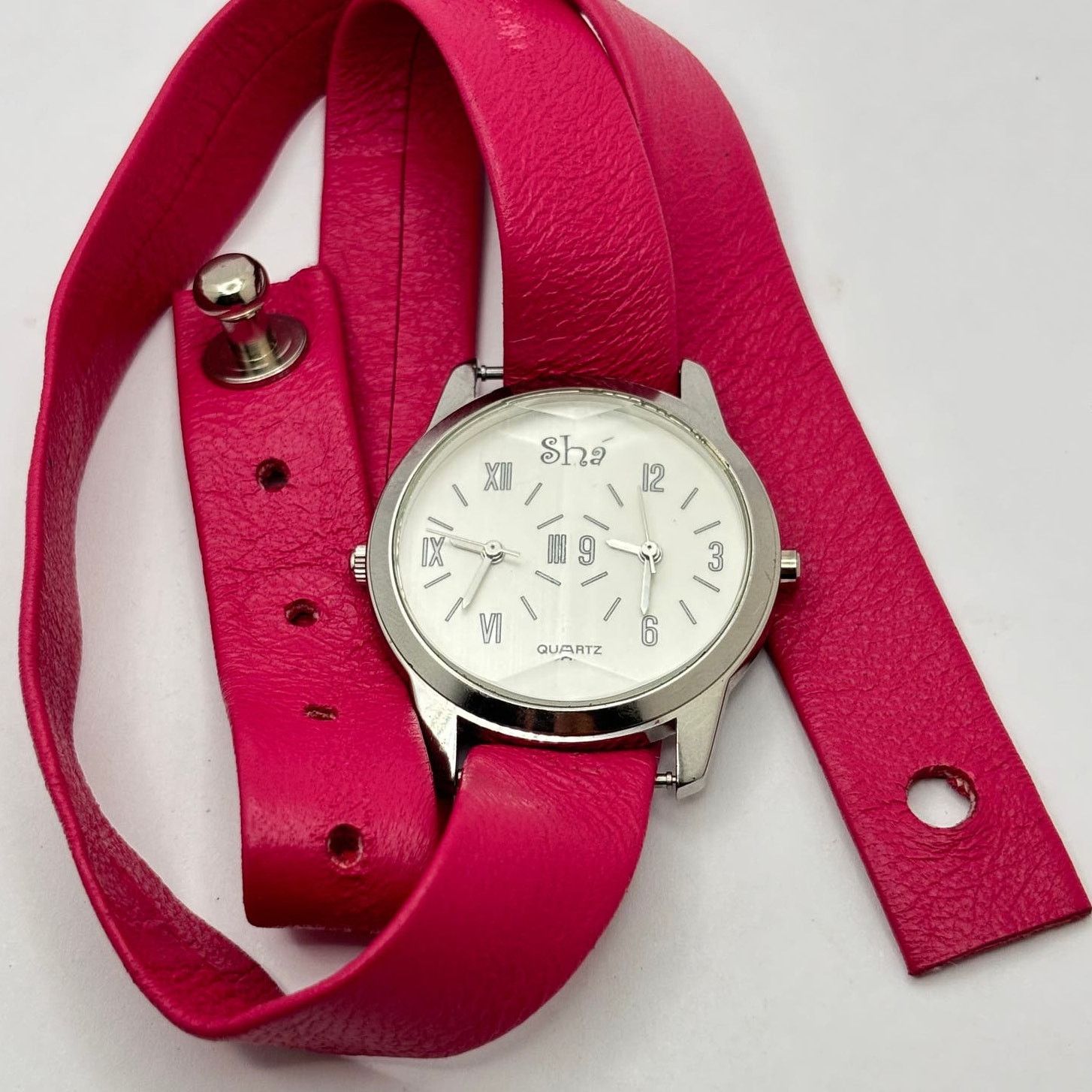 Other Silver & Pink Dual Wrap Watch Size ONE SIZE - 2 Thumbnail