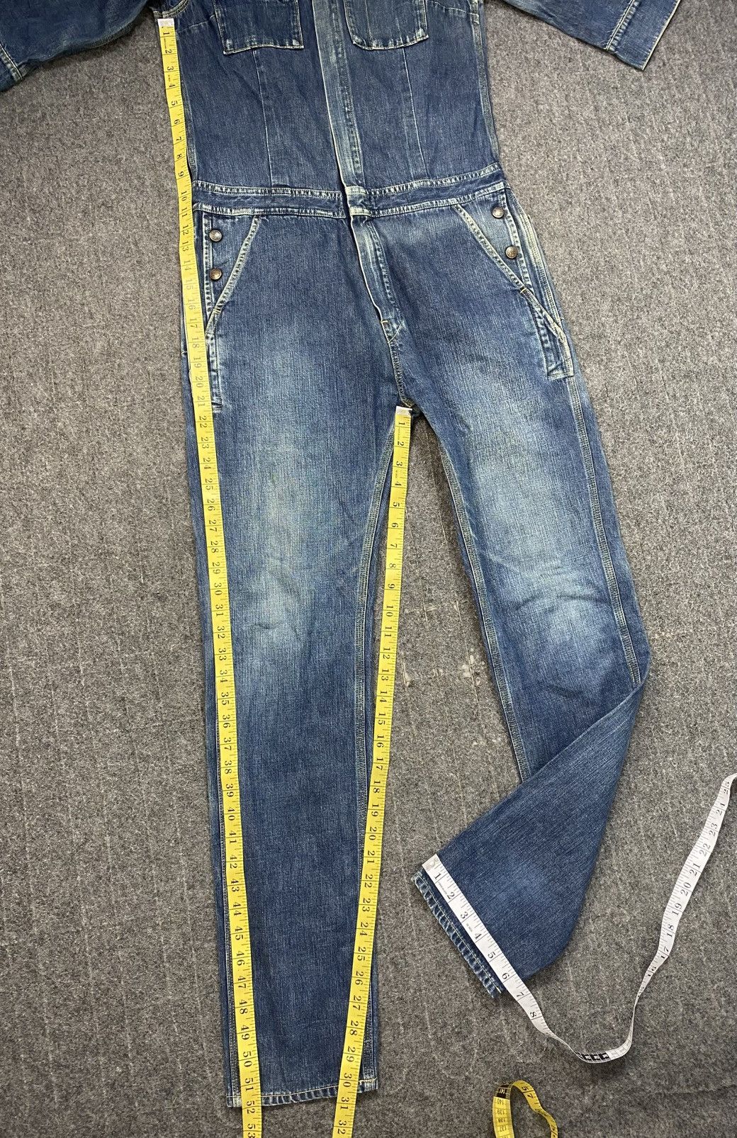 Kapital Kapital All In One Indigo Denim Overall Workwear Size US 32 / EU 48 - 14 Thumbnail