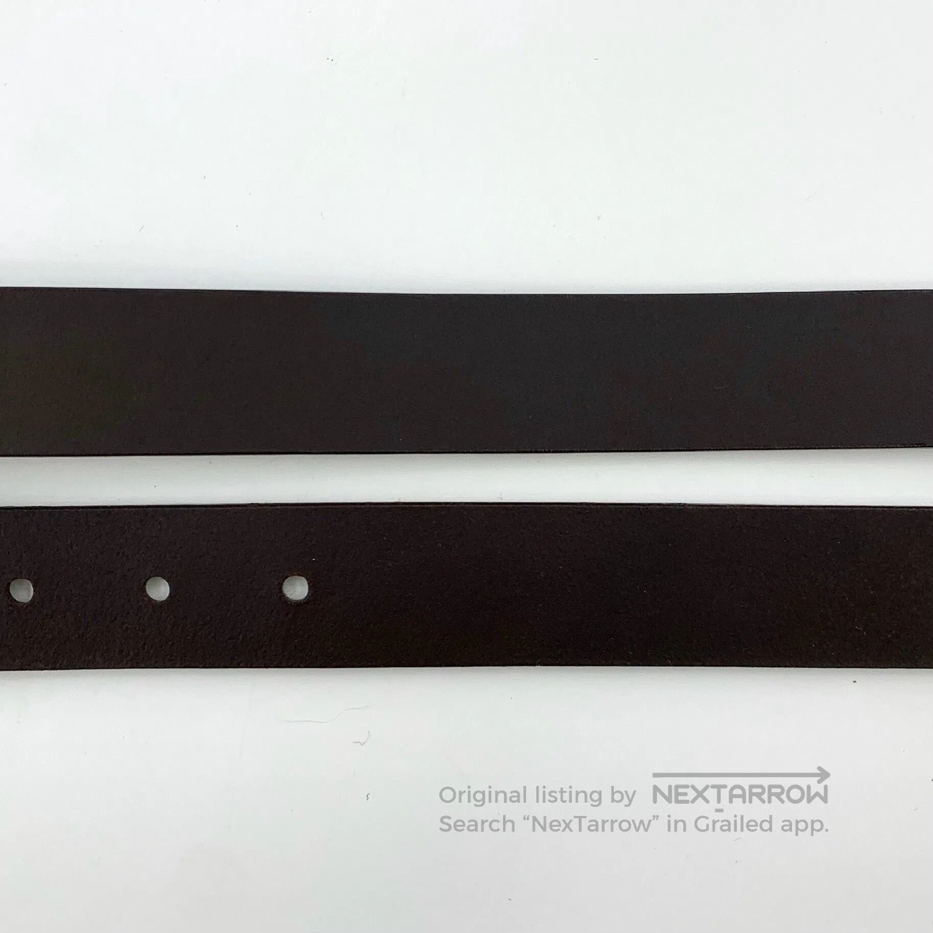 Gucci Gucci Dark Brown Smooth Buckle Belt. Size ONE SIZE - 5 Thumbnail