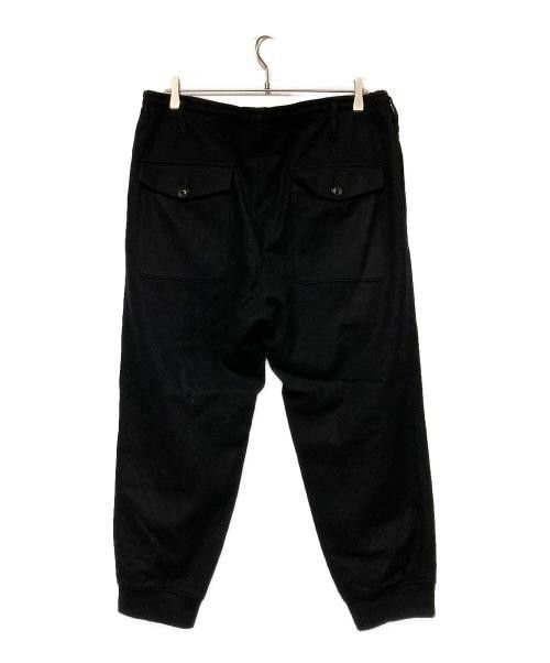 Yohji Yamamoto Yohji Yamamoto pour homme Wool flannel easy rib pants Size US 33 - 2 Thumbnail