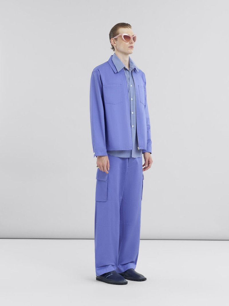 Marni o1f1d3z0326 Cargo Pants in Blue Size US 34 / EU 50 - 5 Thumbnail