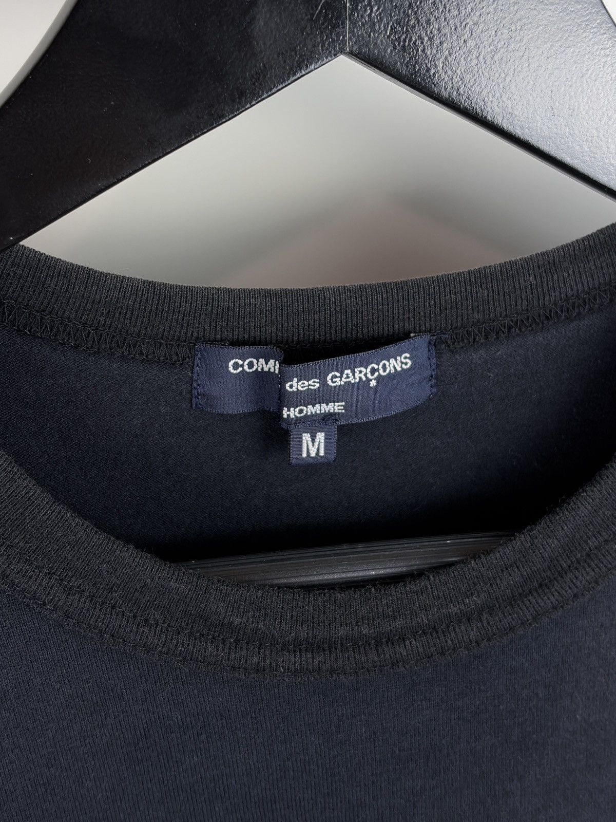 Comme des Garcons SS23 Comme Des Garcons Homme Chest Logo Tshirt Black Size US M / EU 48-50 / 2 - 5 Thumbnail