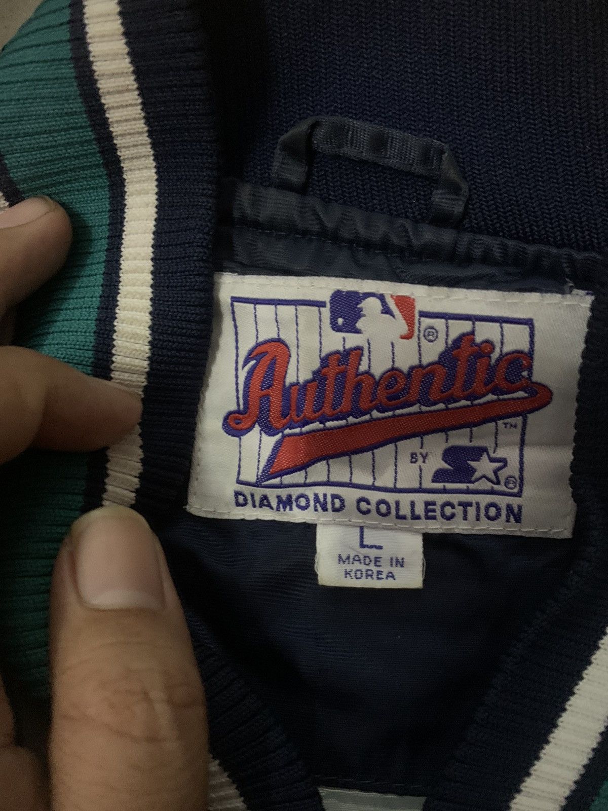 MLB × Starter × Vintage Seatle Mariners Baseball Jacket Size US L / EU 52-54 / 3 - 5 Thumbnail