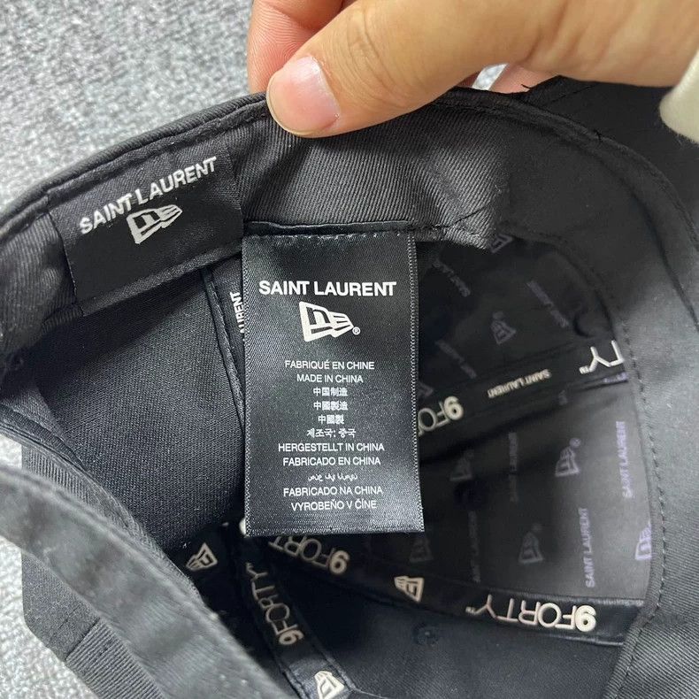Saint Laurent Paris Saint Laurent Paris Baseball Cap Size ONE SIZE - 6 Thumbnail