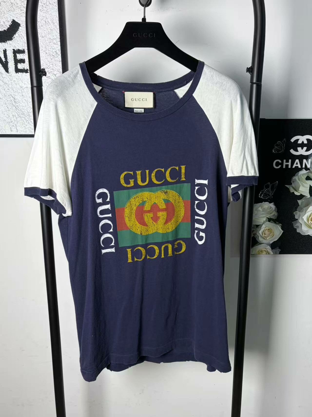 Gucci Gucci Distressed White T-Shirt xs Men Size US XS / EU 42 / 0 - 1 Thumbnail