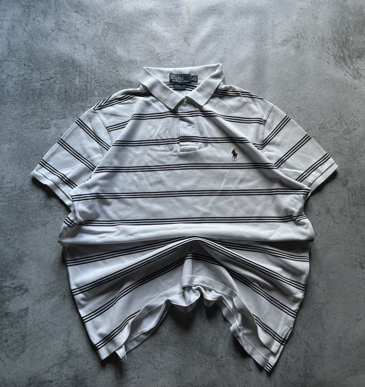 Polo Ralph Lauren 💂🏻‍♀️vintage polo ralph lauren black white polo💂🏻‍♀️ Size US XL / EU 56 / 4 - 1 Thumbnail