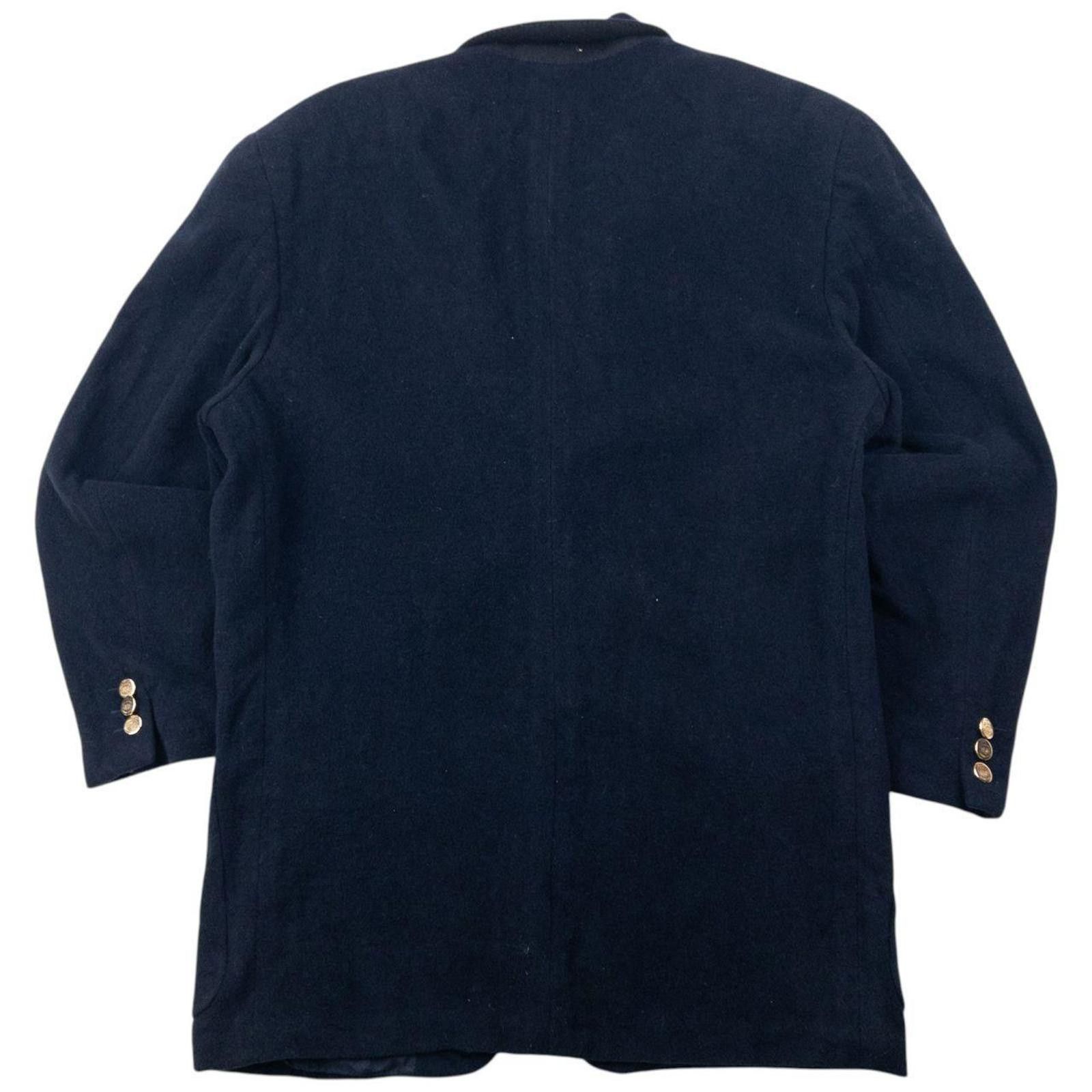 Emporio Armani Vintage 80s Emporio Armani Button Up Wool Blazer Jacket M Size US M / EU 48-50 / 2 - 2 Thumbnail
