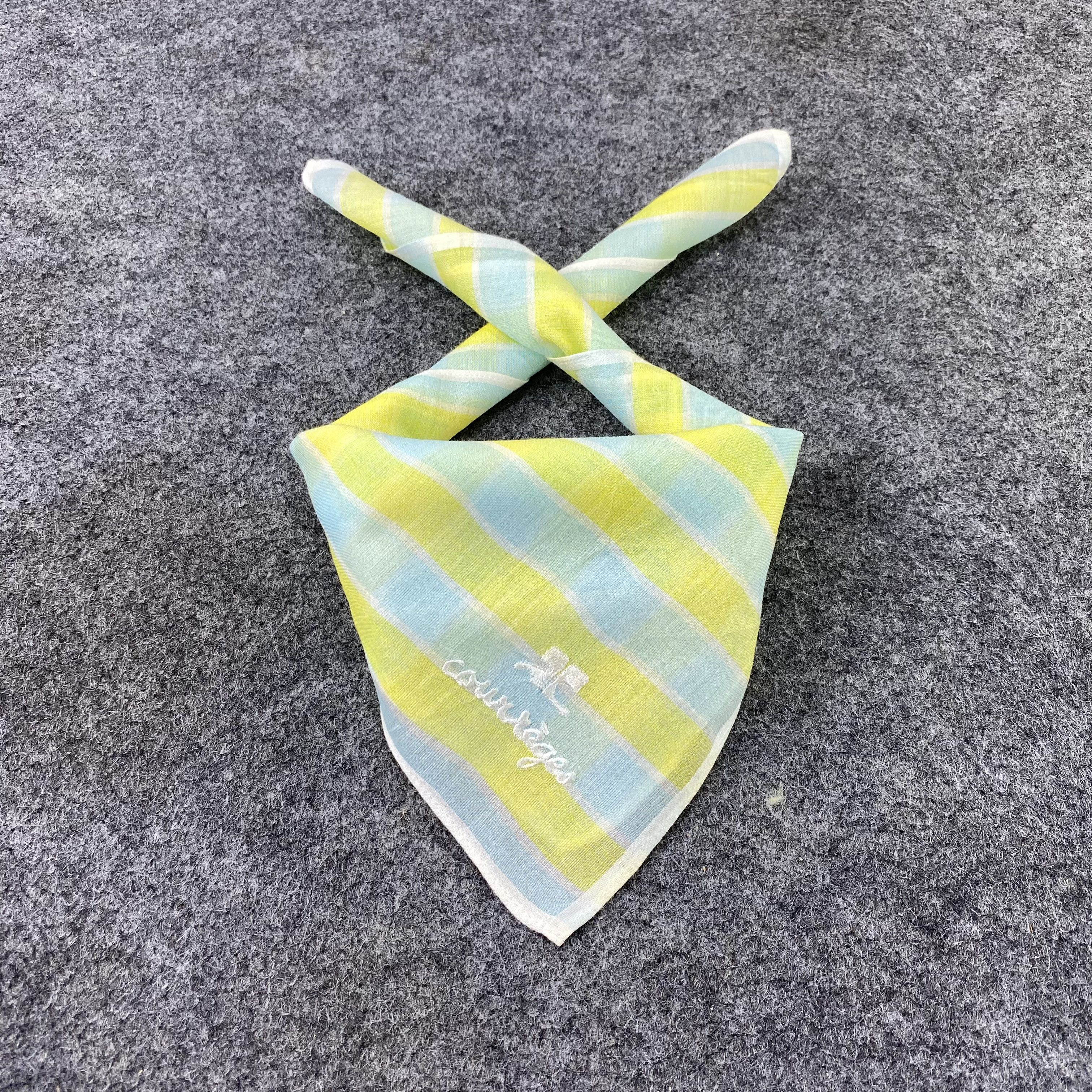 Courreges Courreges Homme Handkerchief / Neckerchief / Bandana-B1220 Size ONE SIZE - 2 Thumbnail