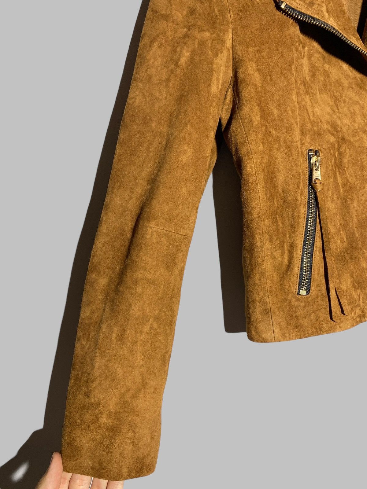 Allsaints All Saints Suede Dalby Biker Leather Jacket Size M / US 6-8 / IT 42-44 - 5 Thumbnail