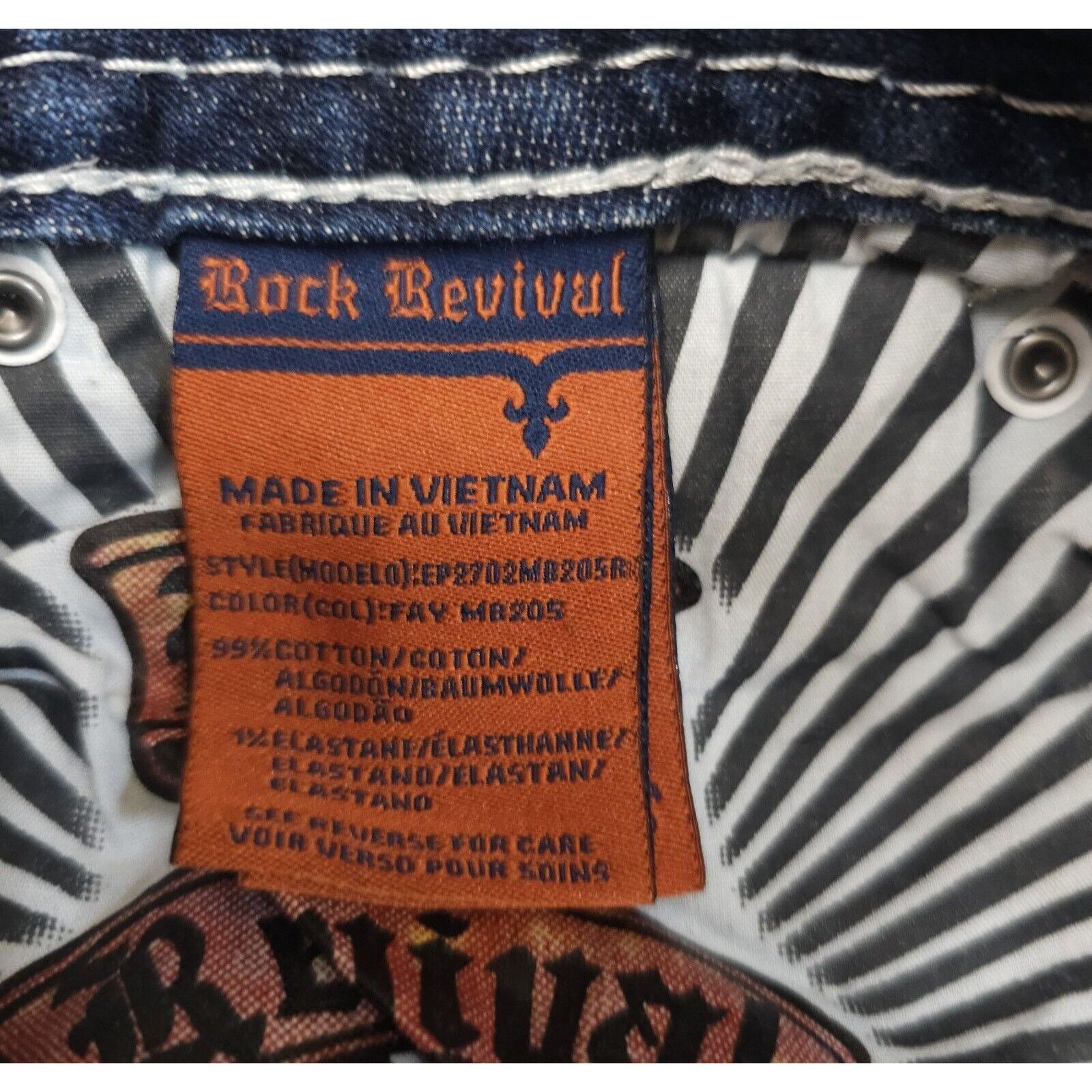 Rock Revival Rock revival Rhinestone Flap Pocket Fay Mid-Rise Size 26 Size 26" / US 2 / IT 38 - 10 Thumbnail