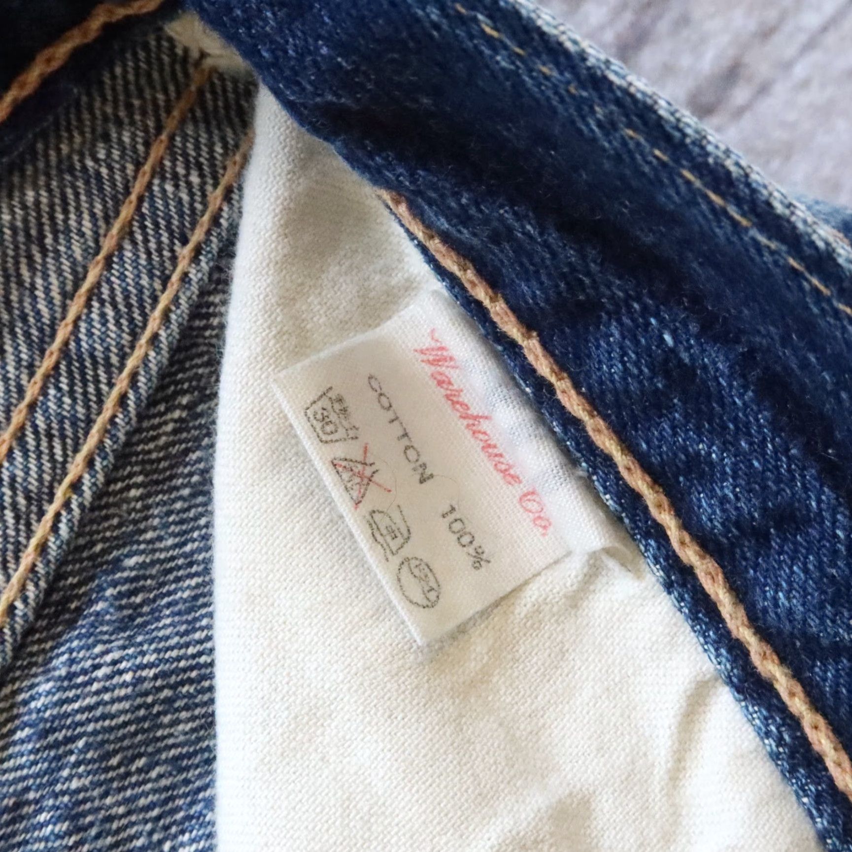 Vintage VINTAGE Heller's Cafe Jeans Selvedge Denim 30 Blue Mens Jeans Vintage 30 Selvedge Denim Jeans Hardwearing 90s? Size US 30 / EU 46 - 6 Thumbnail