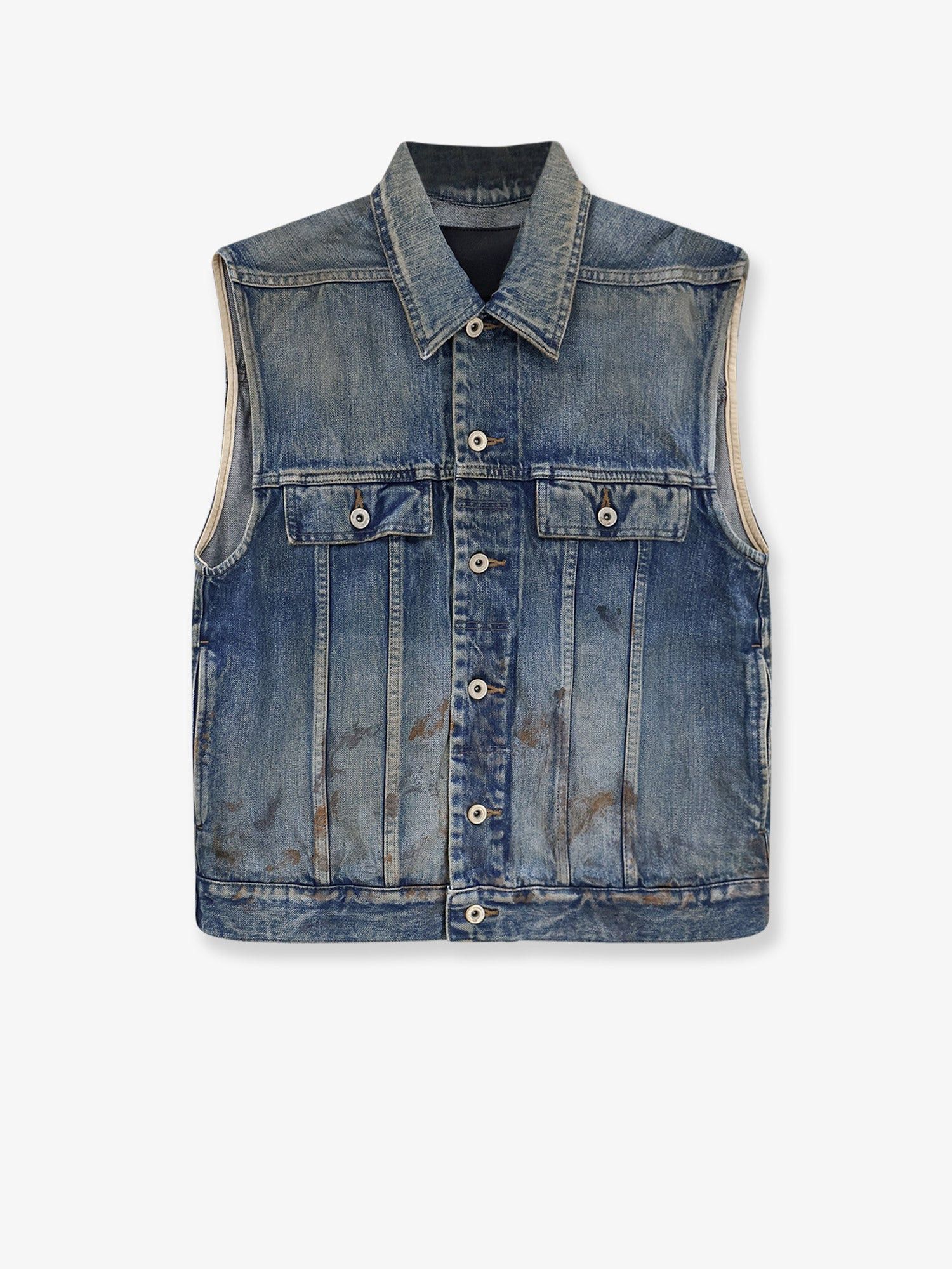 Rick Owens Drkshdw Drkshdw Sleeveless denim jacket Tag Size XL Men - USA Tariffs Included Size US XL / EU 56 / 4 - 1 Thumbnail