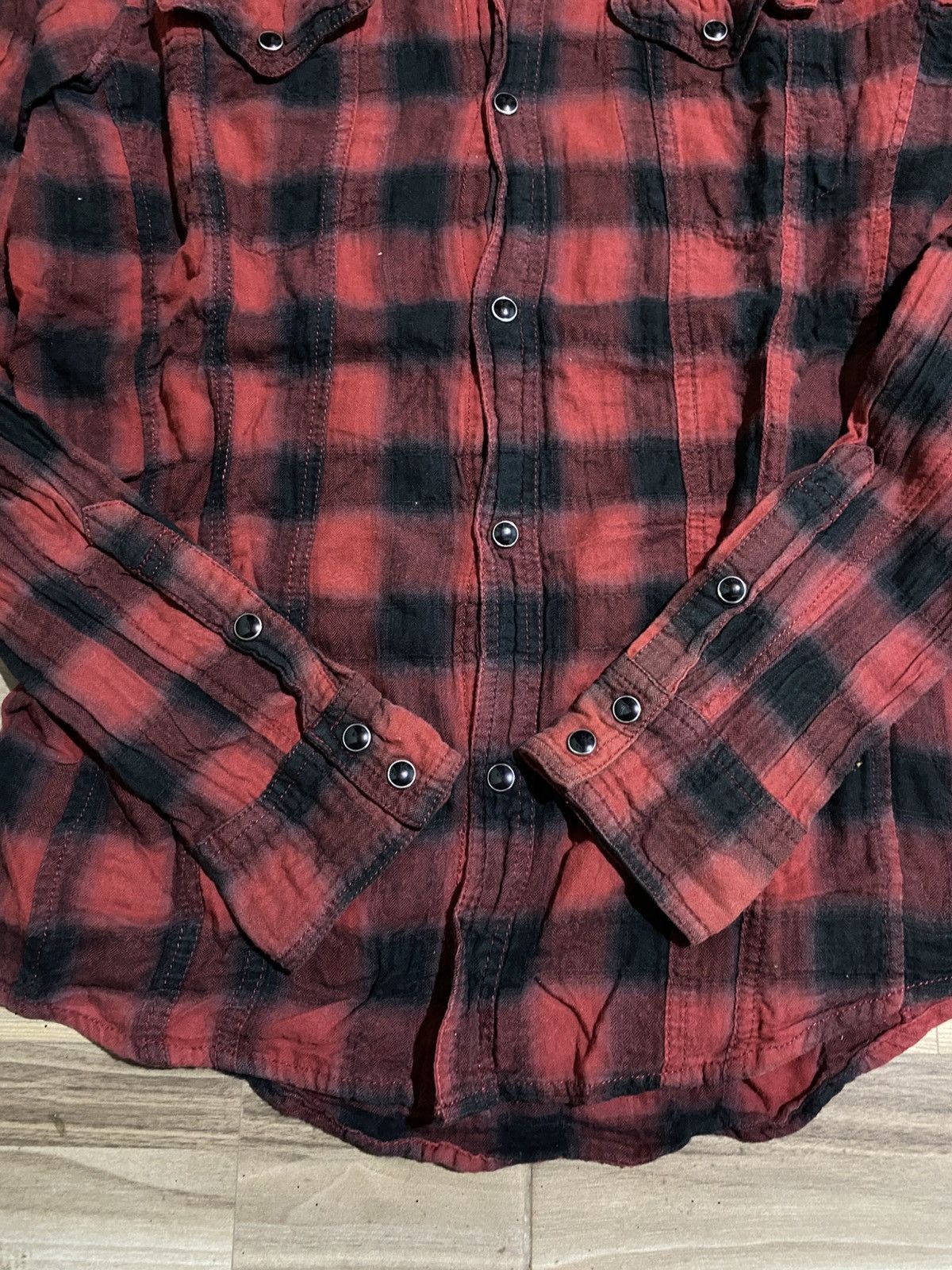 Japanese Brand × Vintage SCHLUSSEL PLAID SHIRT Size US M / EU 48-50 / 2 - 3 Thumbnail