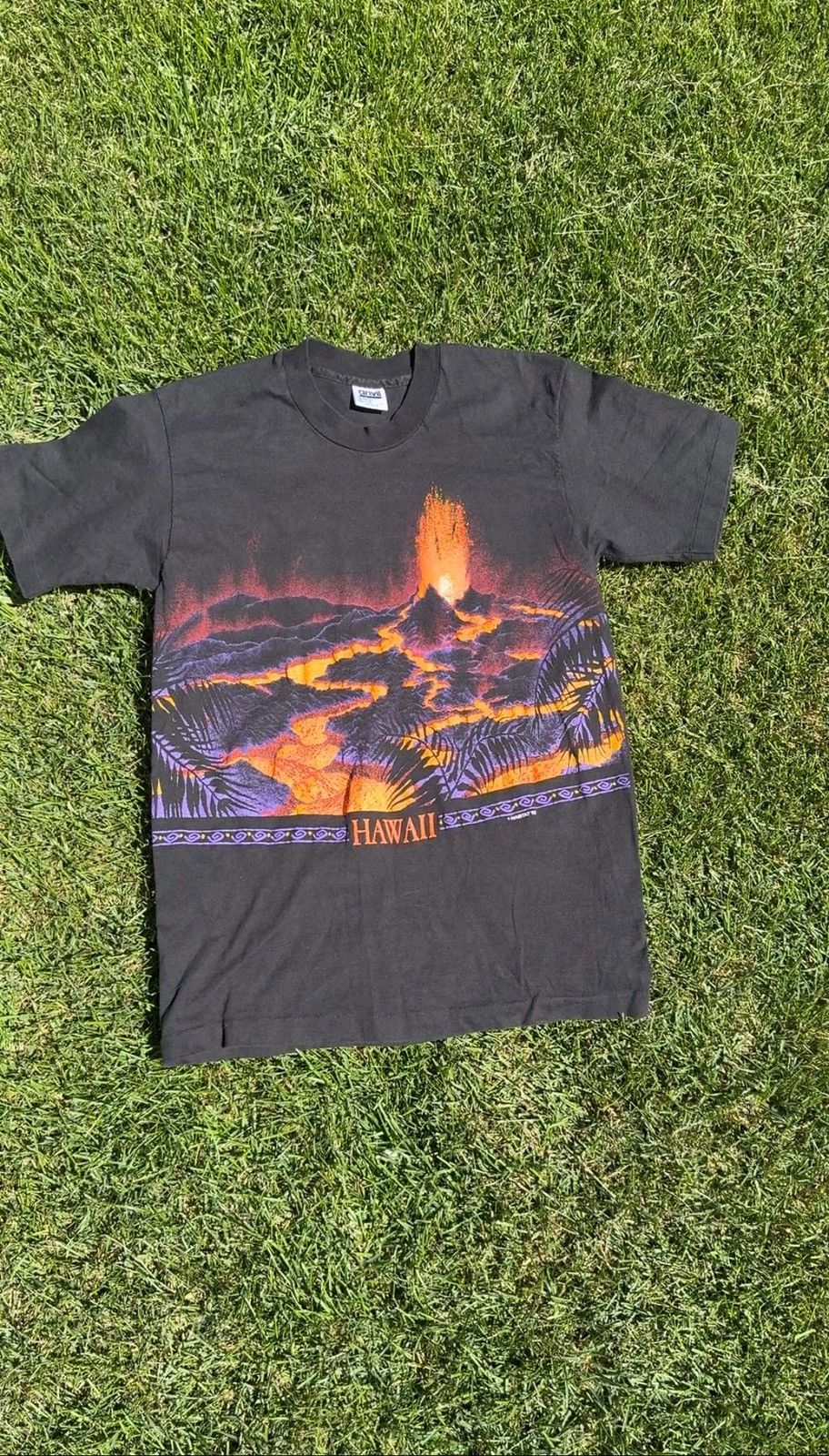 Habitat × Vintage Vintage 1992 Habitat single stitch Hawaii volcano tshirt Size US L / EU 52-54 / 3 - 1 Thumbnail