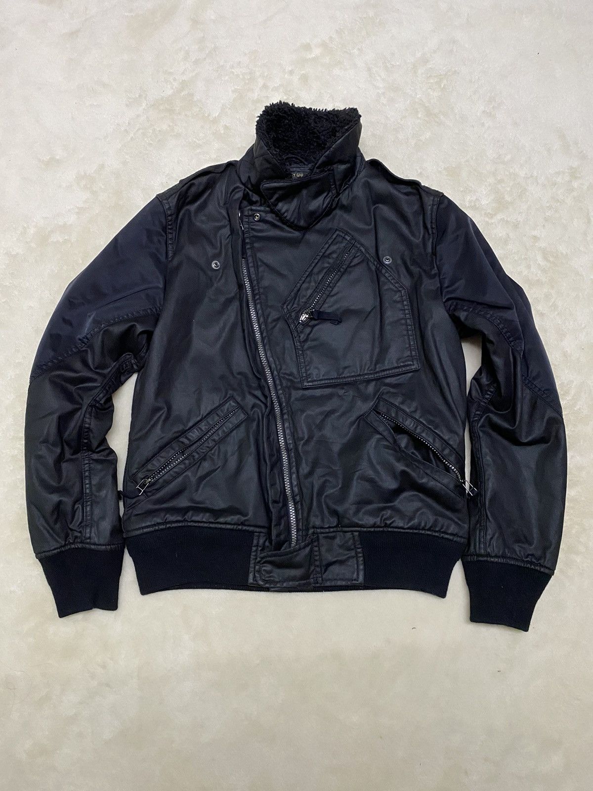 image of Bomber Jacket x Kiminori Morishita Uniqlo X Kiminori Morishita Military Jacket in Black (Size Small