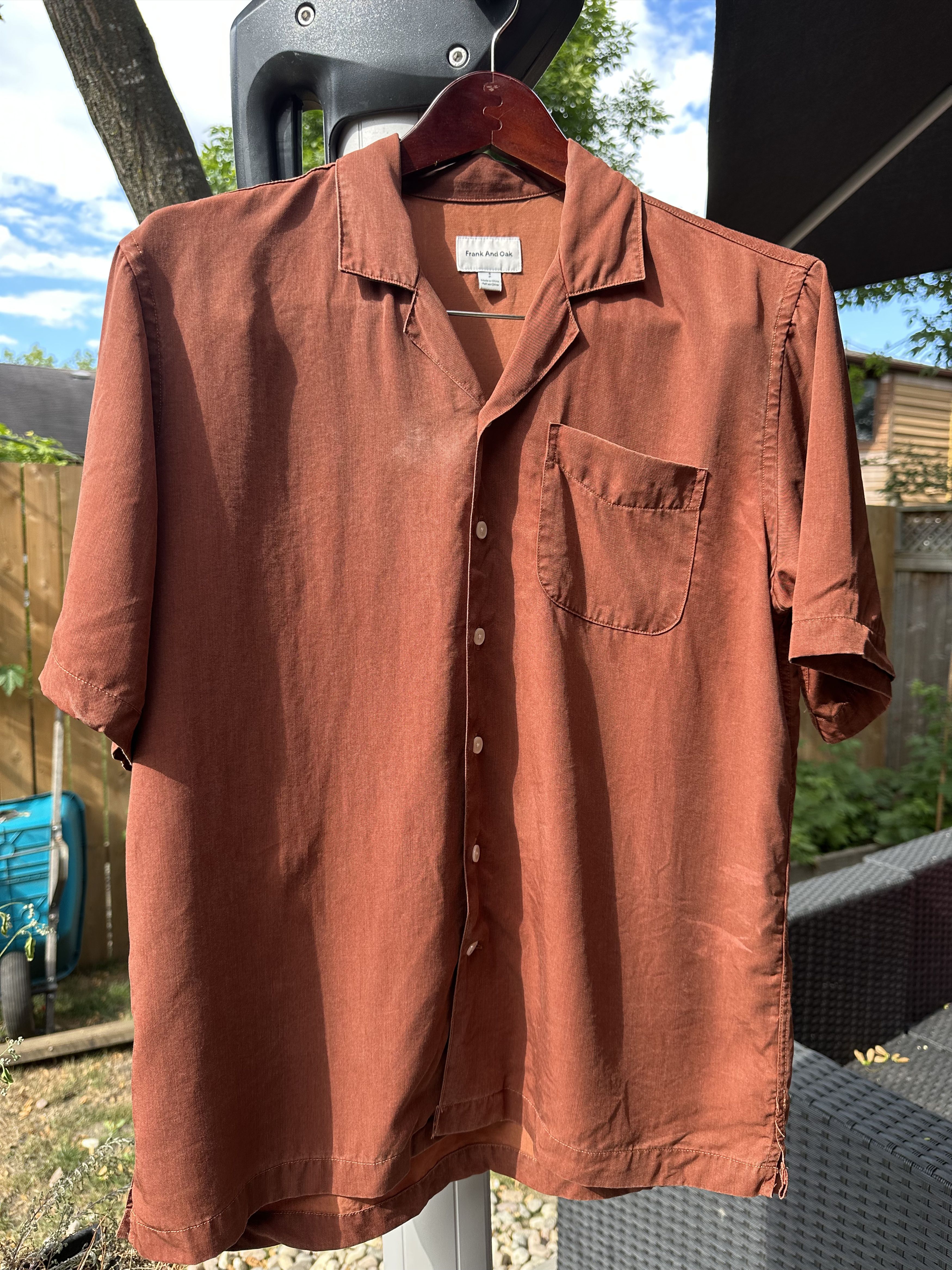 Frank & Oak Tencel Camp Collar Size US S / EU 44-46 / 1 - 1 Thumbnail