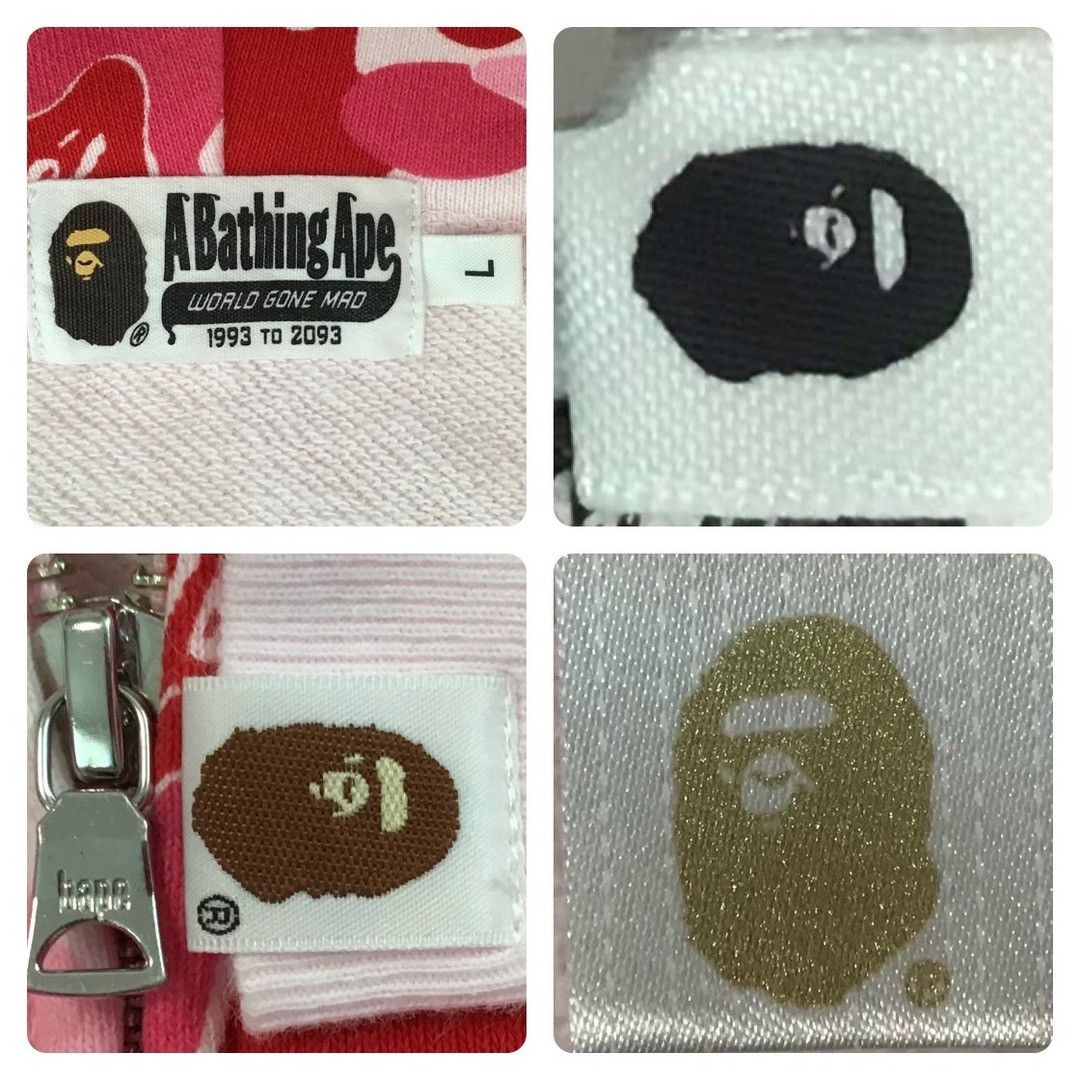Bape BAPE logo ABC camo pink full zip hoodie a bathing ape Size US L / EU 52-54 / 3 - 6 Thumbnail