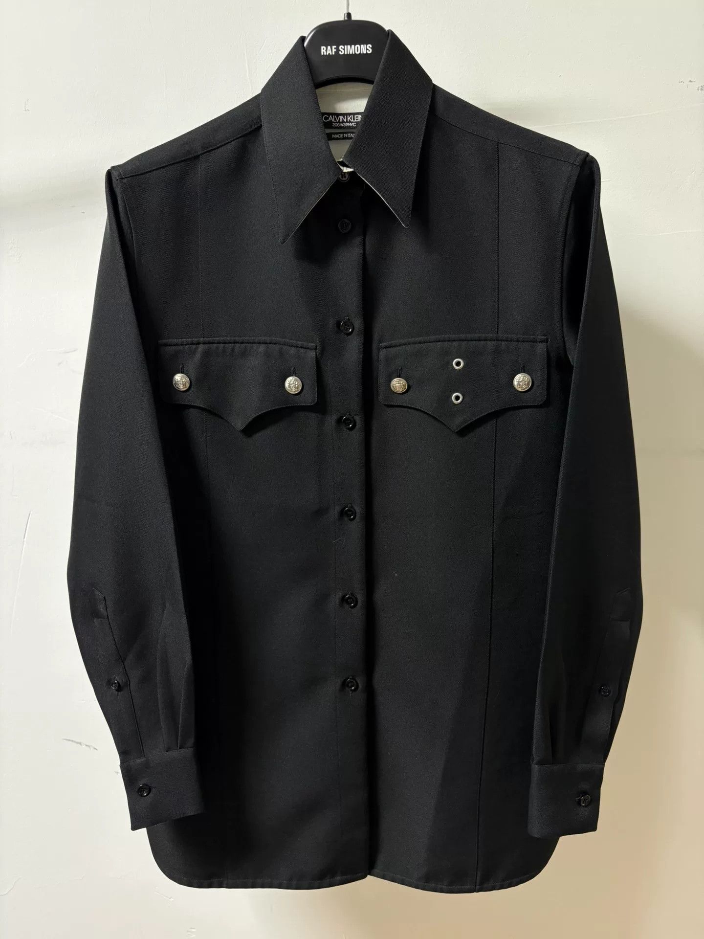 Calvin Klein 205W39NYC Calvin Klein 205W39NYC SS18 Uniform Shirt Size US M / EU 48-50 / 2 - 1 Thumbnail