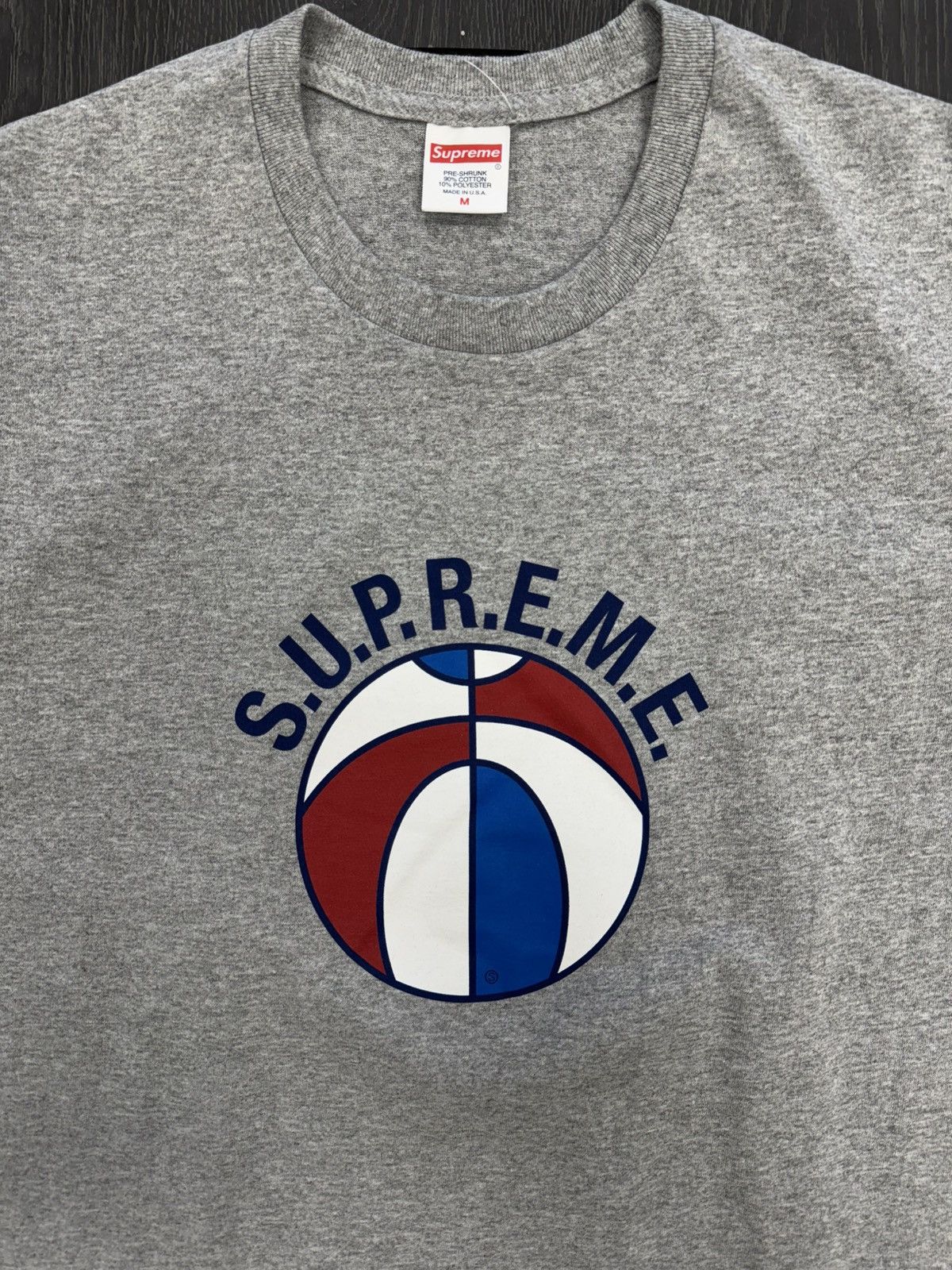 Supreme Supreme League Tee (Heather Grey) Size US M / EU 48-50 / 2 - 2 Thumbnail