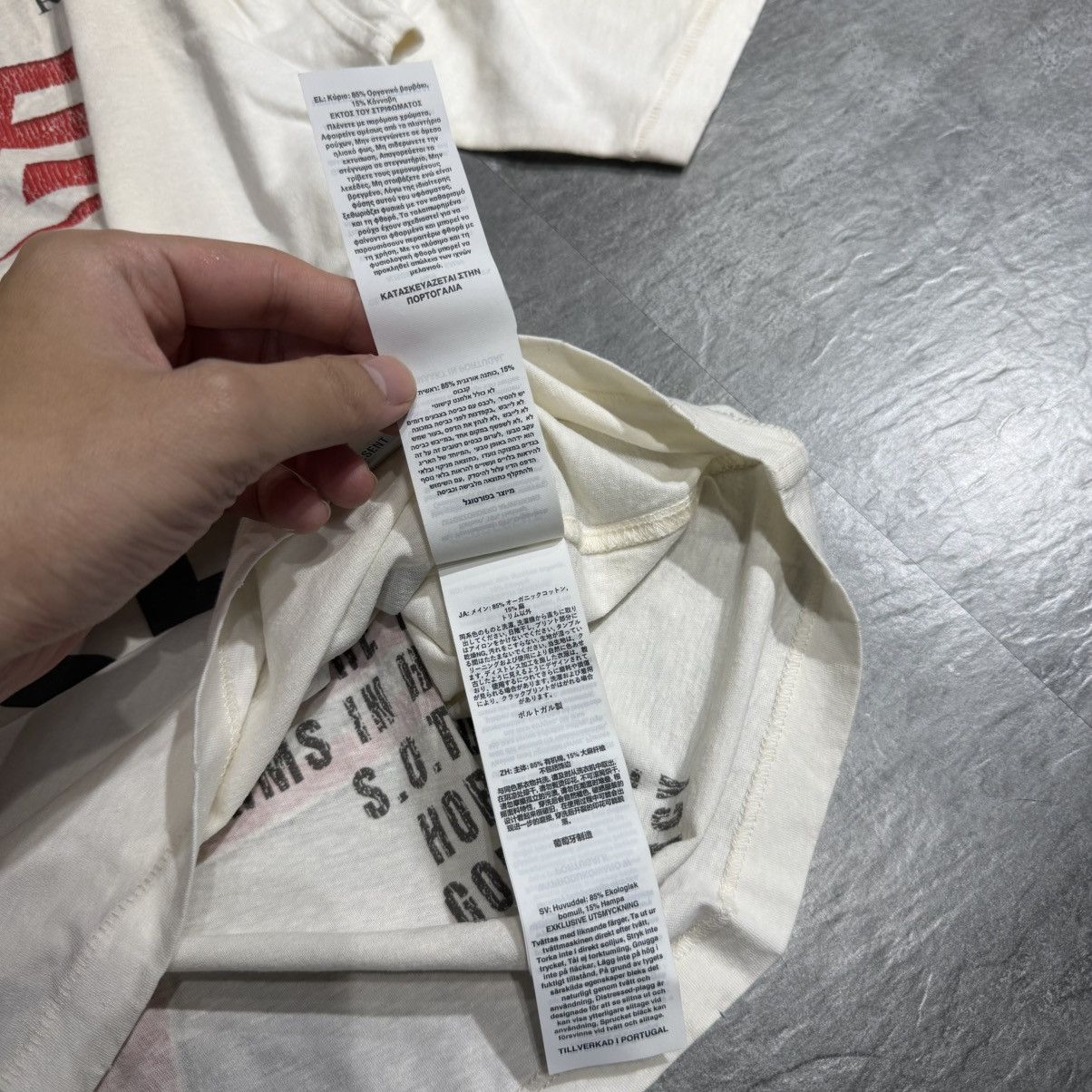 Represent Clo. Represent Reversible Living Legacy T-Shirt - Washed Ecru Size US M / EU 48-50 / 2 - 9 Thumbnail