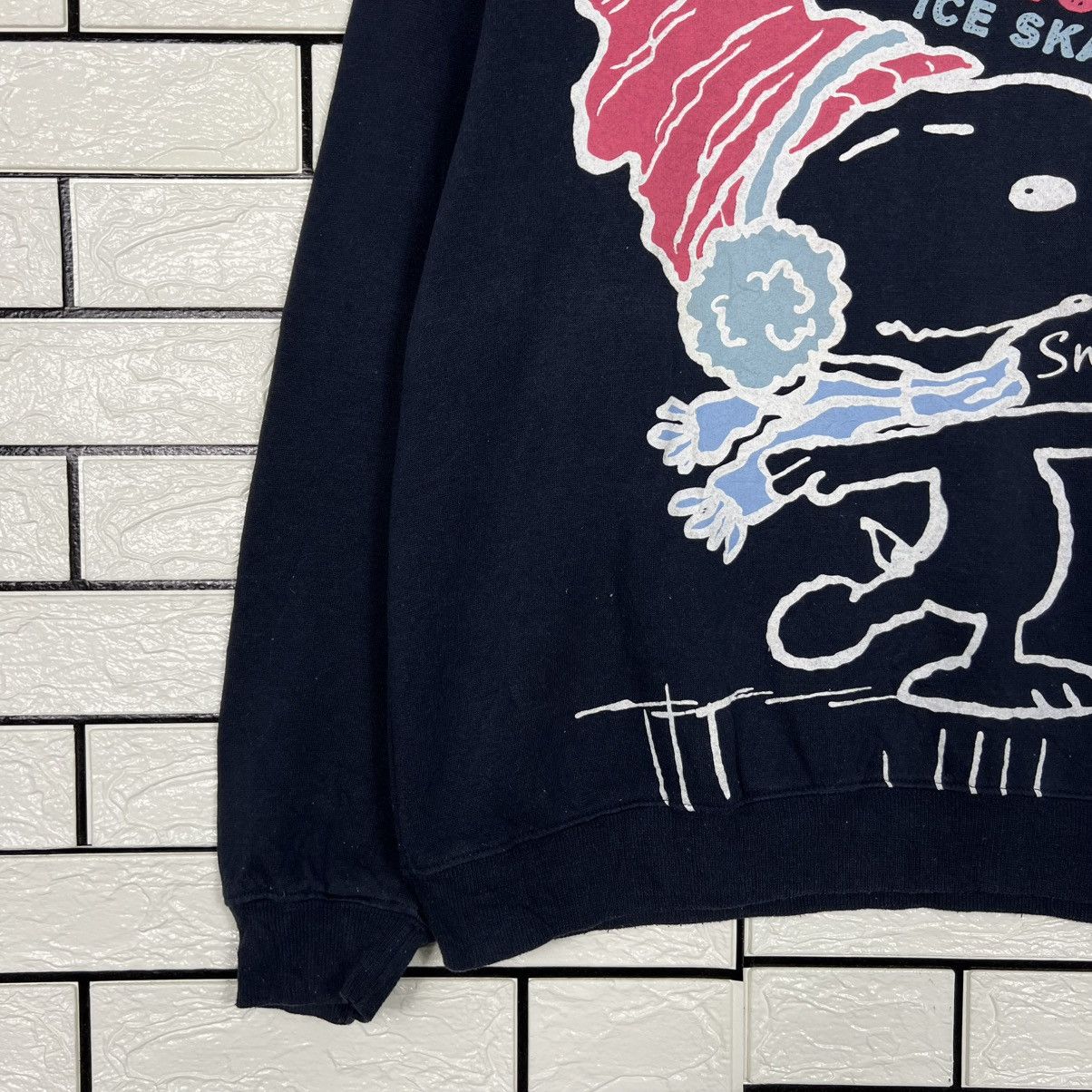 Peanuts PEANUTS SNOOPY I Love Ice Skating Logo Sweatshirt #3975-C181 Size US M / EU 48-50 / 2 - 5 Thumbnail