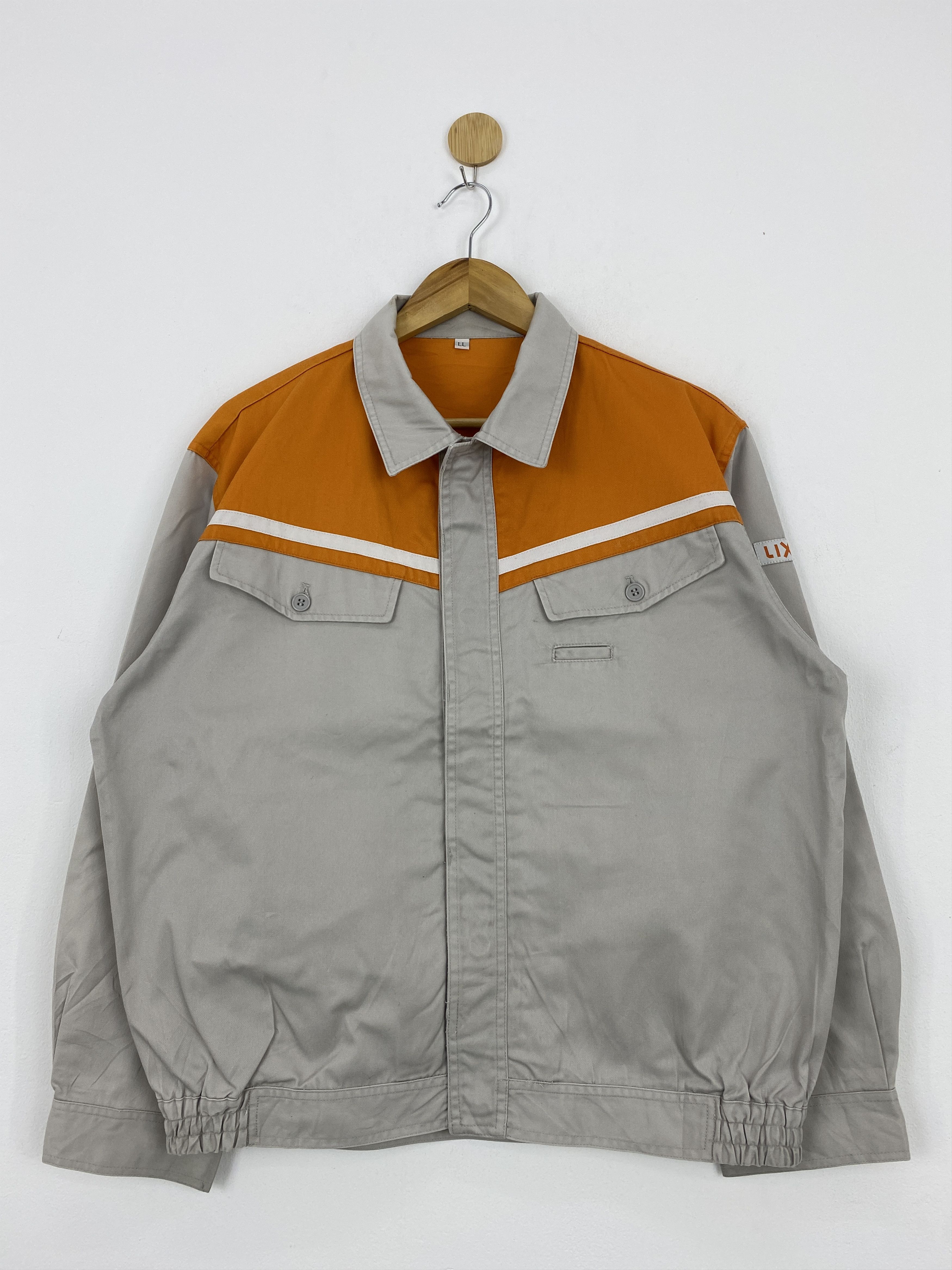 Japanese Brand Japanese Brand Vintage Worker Denim. Zipper Jacket J1780 Size US XL / EU 56 / 4 - 1 Thumbnail