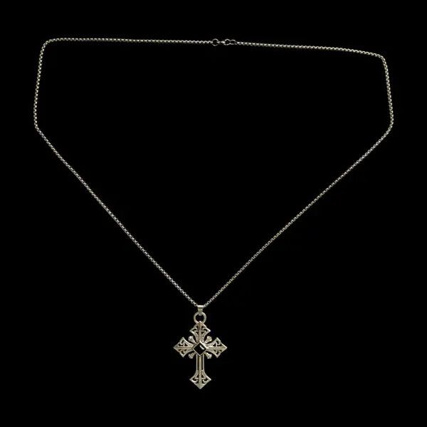 Jewelry Cross Pendant Necklace Punk Chain Size ONE SIZE - 3 Thumbnail