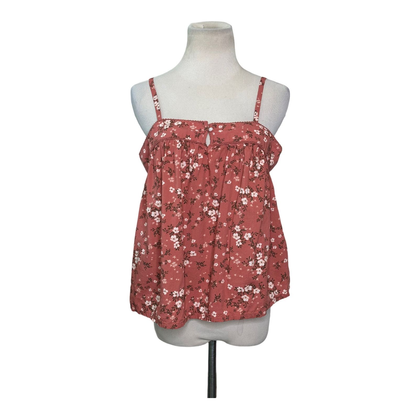 Old Navy Old Navy brown floral strappy summer top size M Size M / US 6-8 / IT 42-44 - 7 Thumbnail