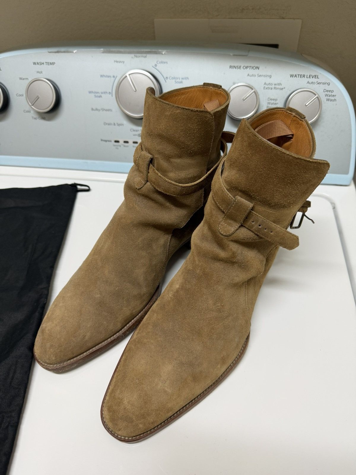 Saint Laurent Paris Saint Laurent Paris FW16 Hedi Slimane Jodhpur Suede Boots Size US 8 / EU 41 - 2 Thumbnail