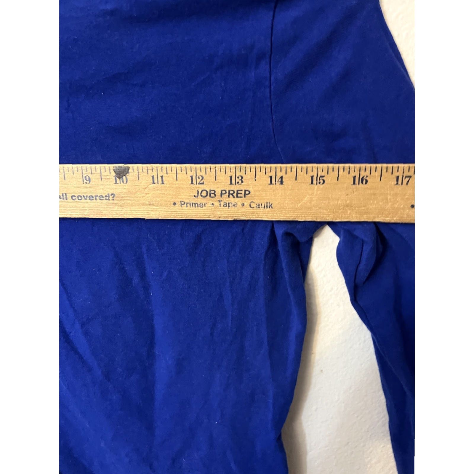 Lands' End Lands' End Women's XS Blue Solid Round Neck T Shirt Long Sleeve Cotton Knit Top Shirt Regular Size XS Womens (Adult) Size XS / US 0-2 / IT 36-38 - 5 Thumbnail