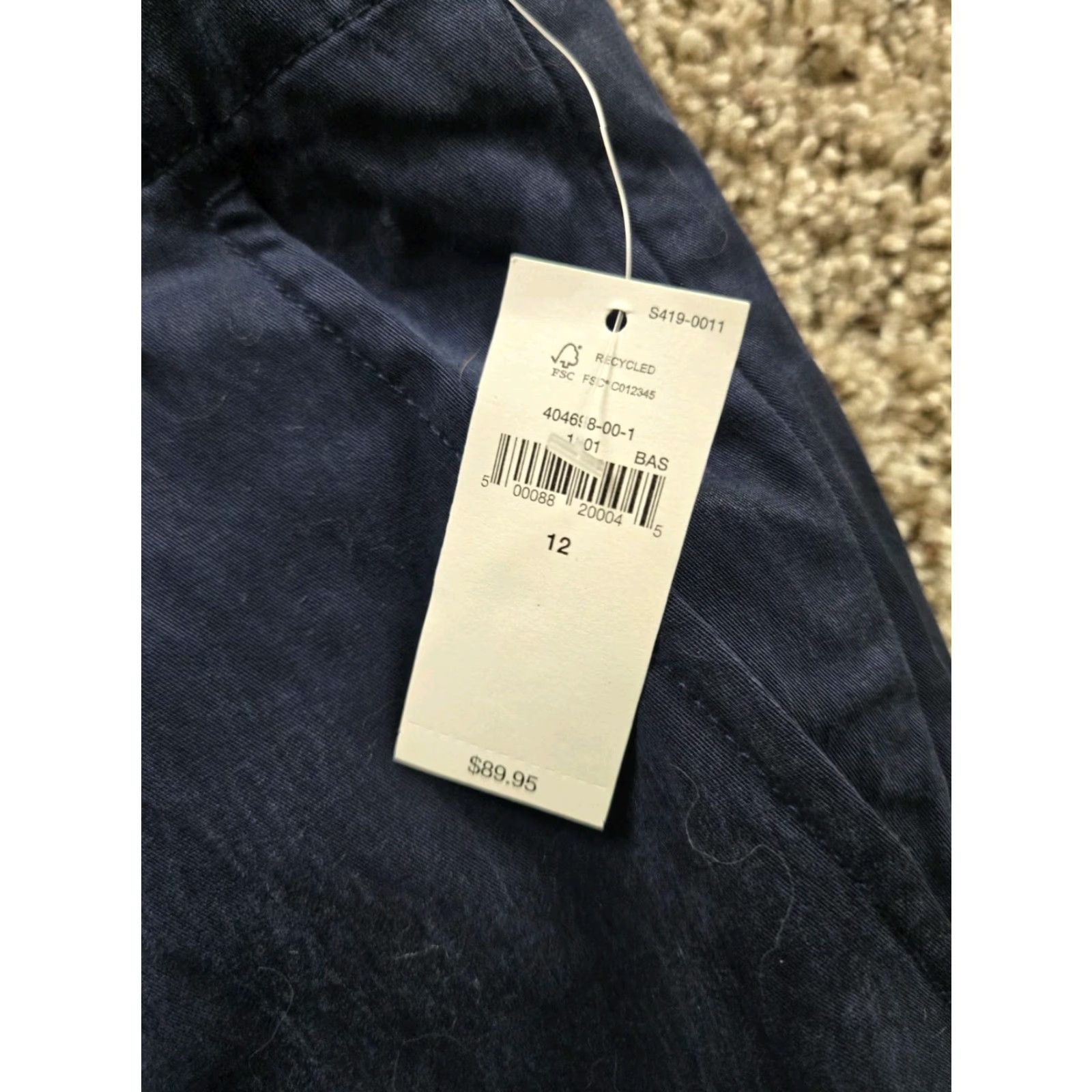 Gap GAP Pants Trousers 12 Womens Blue High Rise Wide-Leg Lyocell NWT Size 34" / US 12 / IT 48 - 5 Thumbnail