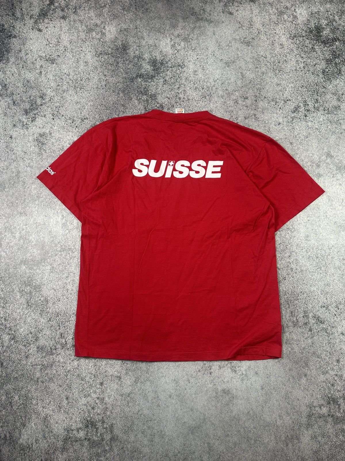 Vintage Vintage Adidas Suisse 2004 Hanball Jersey Blokecore VTg XL Size US XL / EU 56 / 4 - 5 Thumbnail