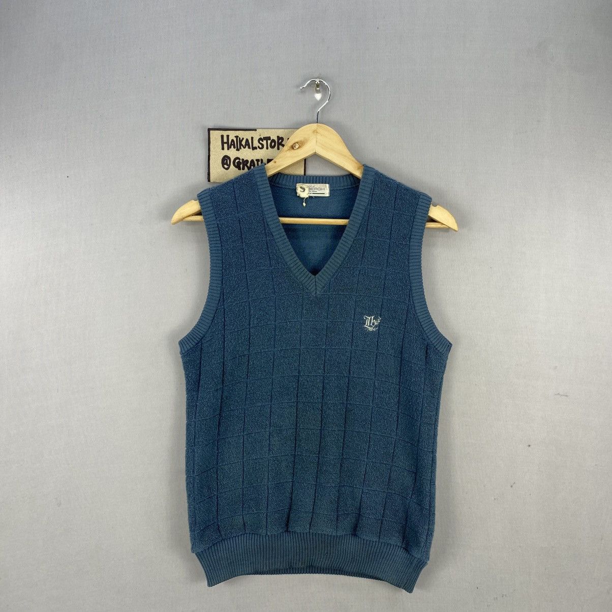 Japanese Brand Lindbergh Japan Made Vintage Knit Vest Size US XS / EU 42 / 0 - 1 Thumbnail