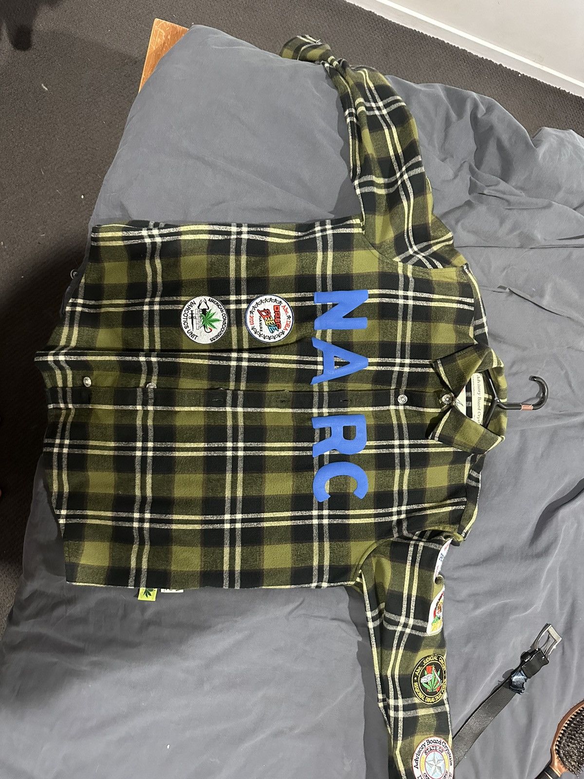 Advisory Board Crystals Narc Flannel Shirt Size US M / EU 48-50 / 2 - 1 Thumbnail