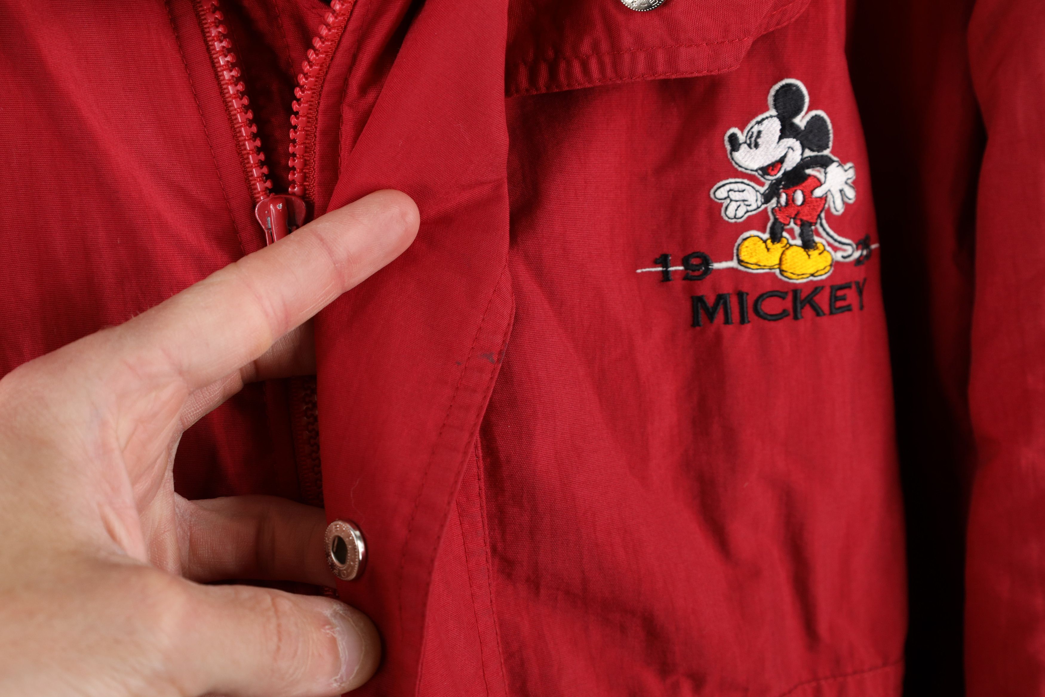 Disney × Vintage Vintage 90s Disney Mickey Mouse Elbow Patch Bomber Jacket Size US XL / EU 56 / 4 - 8 Thumbnail
