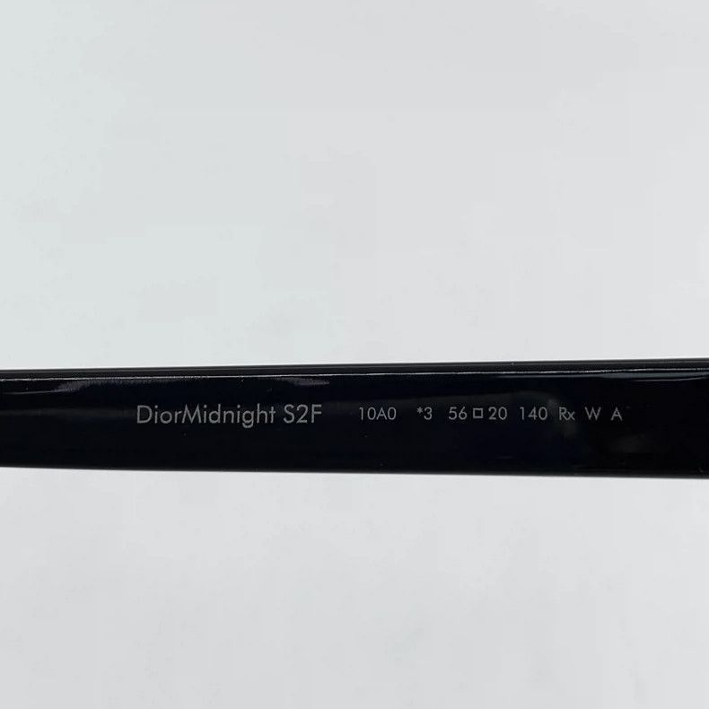 Dior Christian Dior Black Logo Sunglasses with Case-2505 Size ONE SIZE - 8 Thumbnail