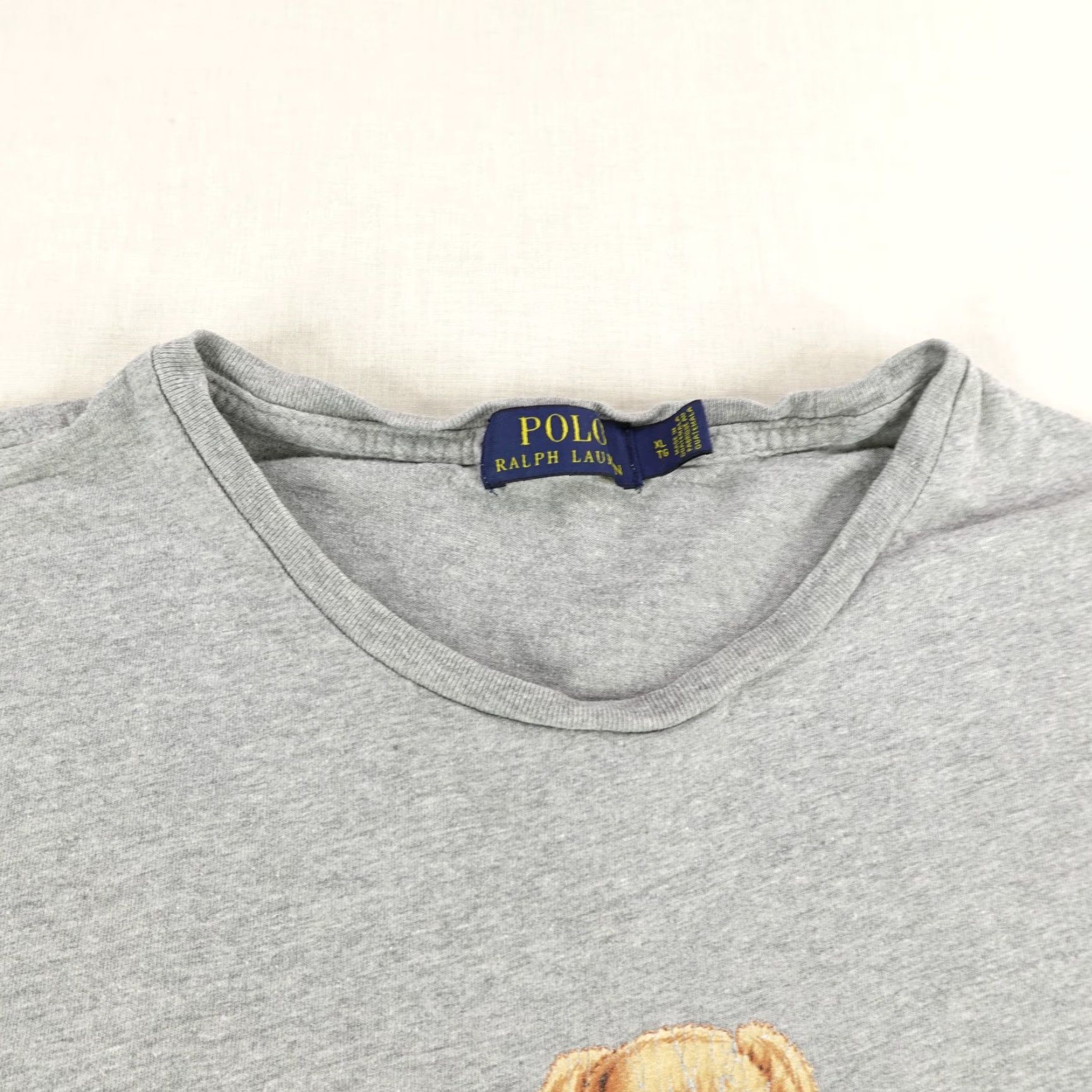 Polo Ralph Lauren Vintage Ralph Lauren Polo Bear Shirt Mens XL Graphic Print Crewneck Short Sleeve Gray Outdoor Logo Tee Size US XL / EU 56 / 4 - 2 Thumbnail