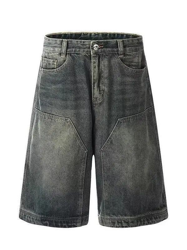Japanese Brand High street spliced denim shorts Size US 32 / EU 48 - 4 Thumbnail