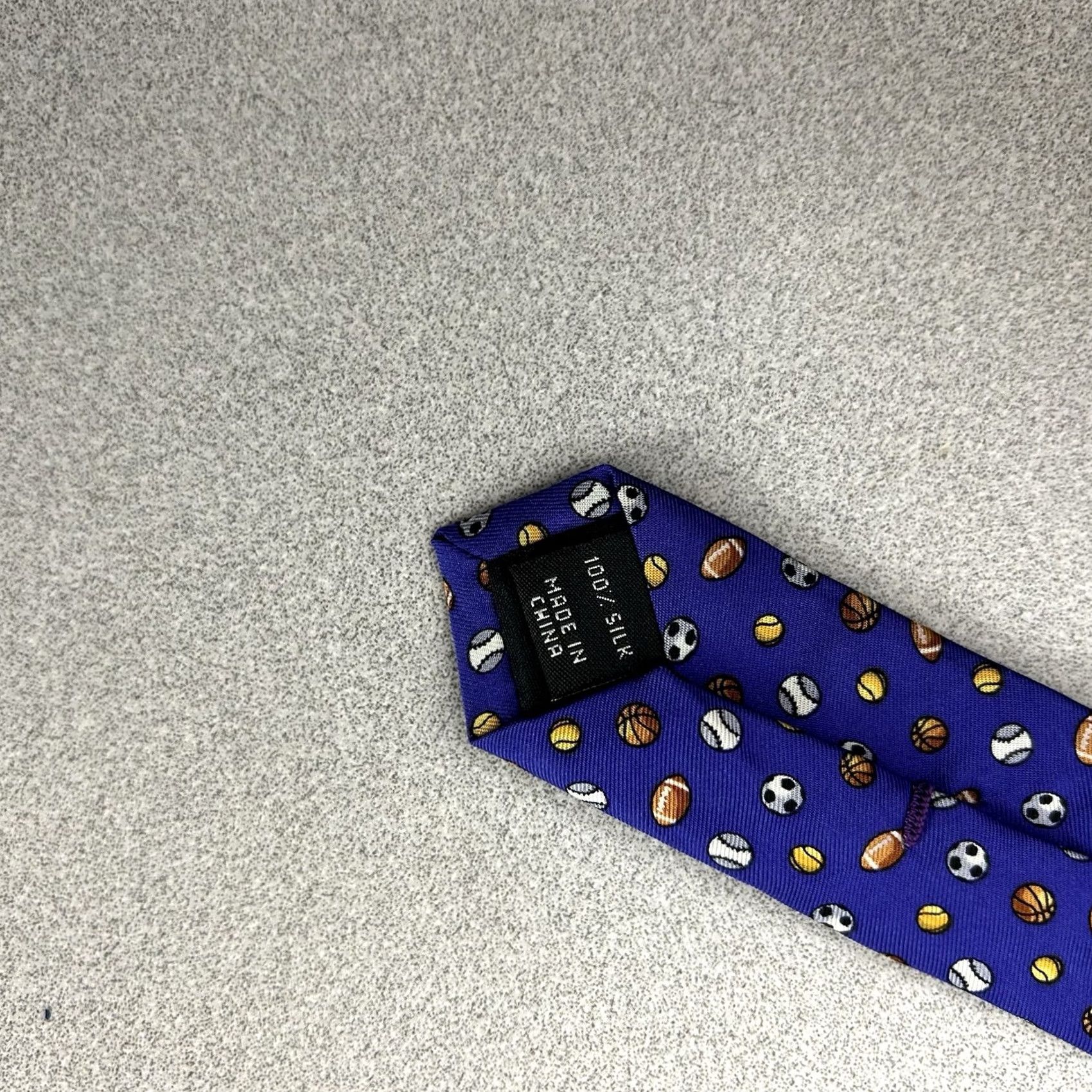 Jos. A. Bank JOS A BANK Sports Ball Purple Silk Tie Johns Hopkins Miracle Collection NWT Sports Baseball Football Hand sewn 57-60 in. Wide Men Tie NWT Size ONE SIZE - 8 Thumbnail
