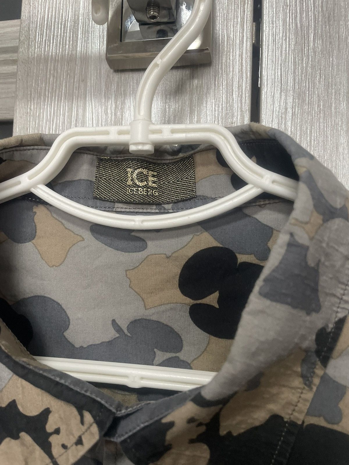 Iceberg × Peanuts Iceberg Snoopy Monogram Shirt Camo Logo Longsleeve Ice Size US XL / EU 56 / 4 - 12 Thumbnail