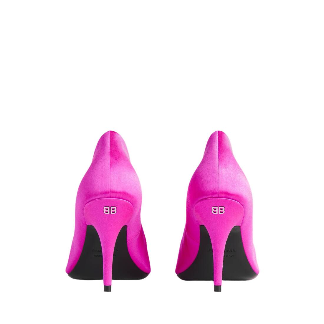 BALENCIAGA Avenue Palazzo $1350 Fuchsia 90mm Pumps New & Aut