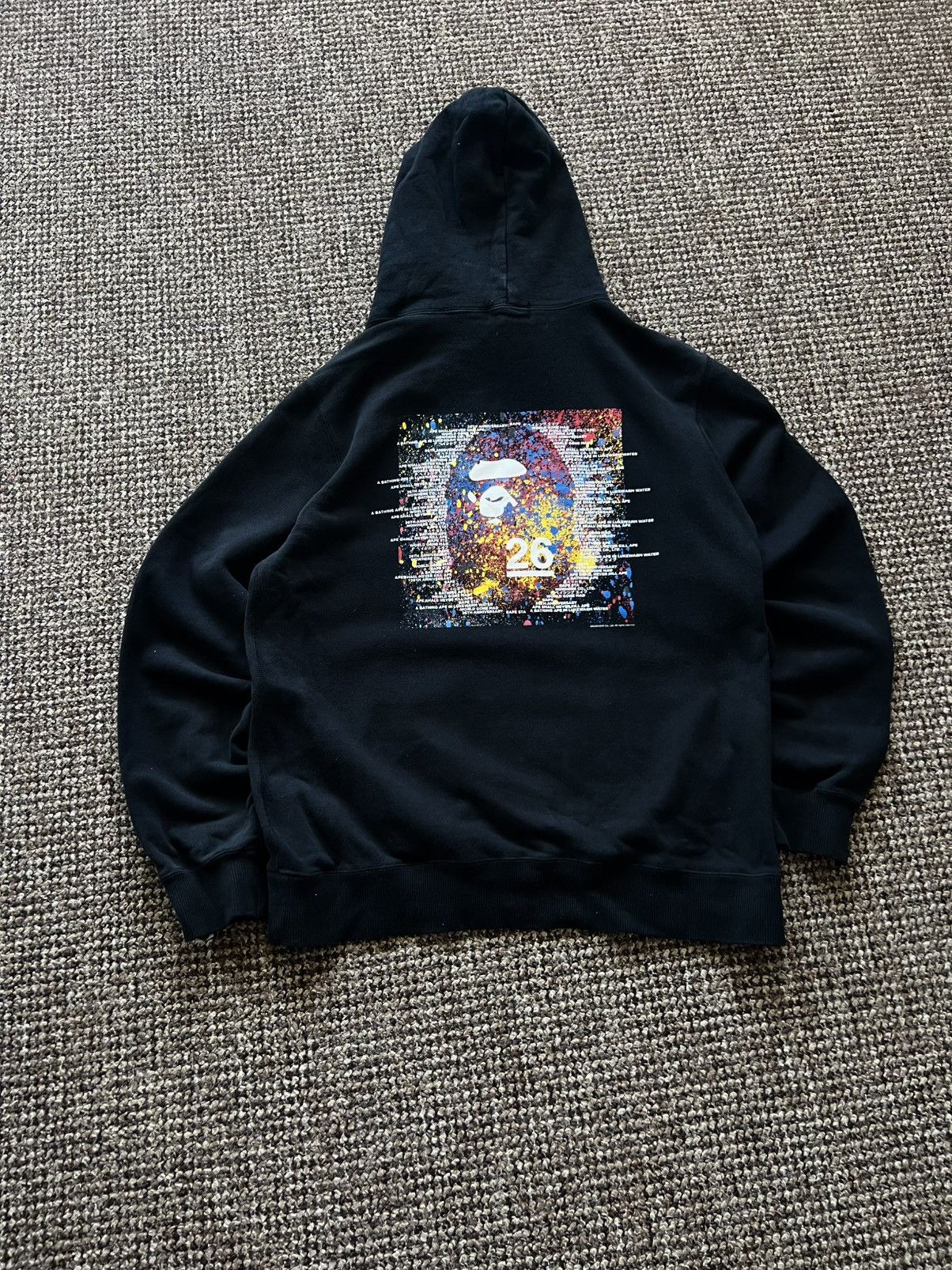 Bape Bape 26th Anniversary Hoodie Black Oversized Size US XL / EU 56 / 4 - 3 Thumbnail