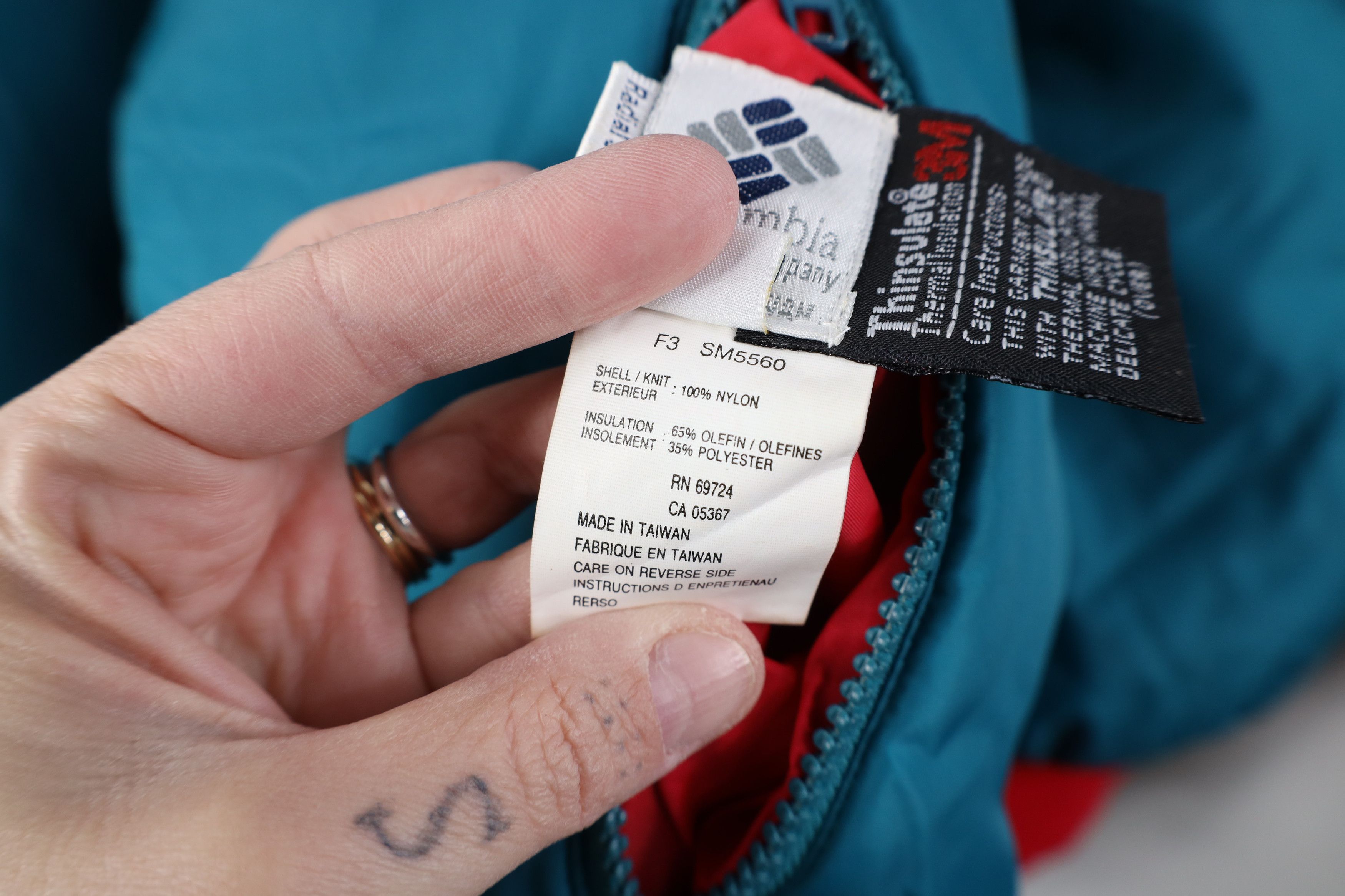 Columbia Vintage 90s Columbia Reversible Puffer Bomber Jacket Size US M / EU 48-50 / 2 - 8 Thumbnail