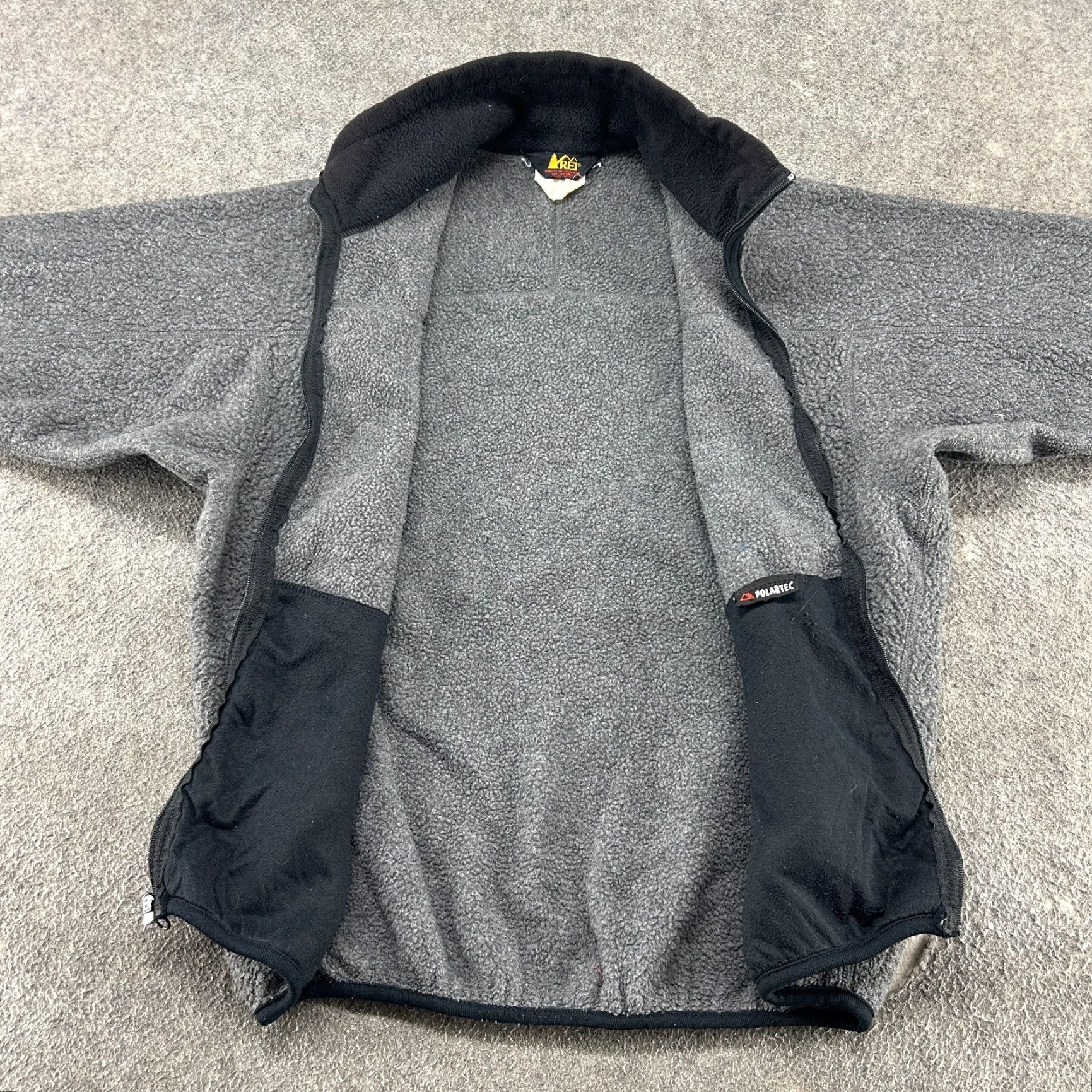 Vintage VINTAGE REI Jacket Mens M Grey Fleece Mock Full Zip Polartec Talon 80s Size US M / EU 48-50 / 2 - 6 Thumbnail