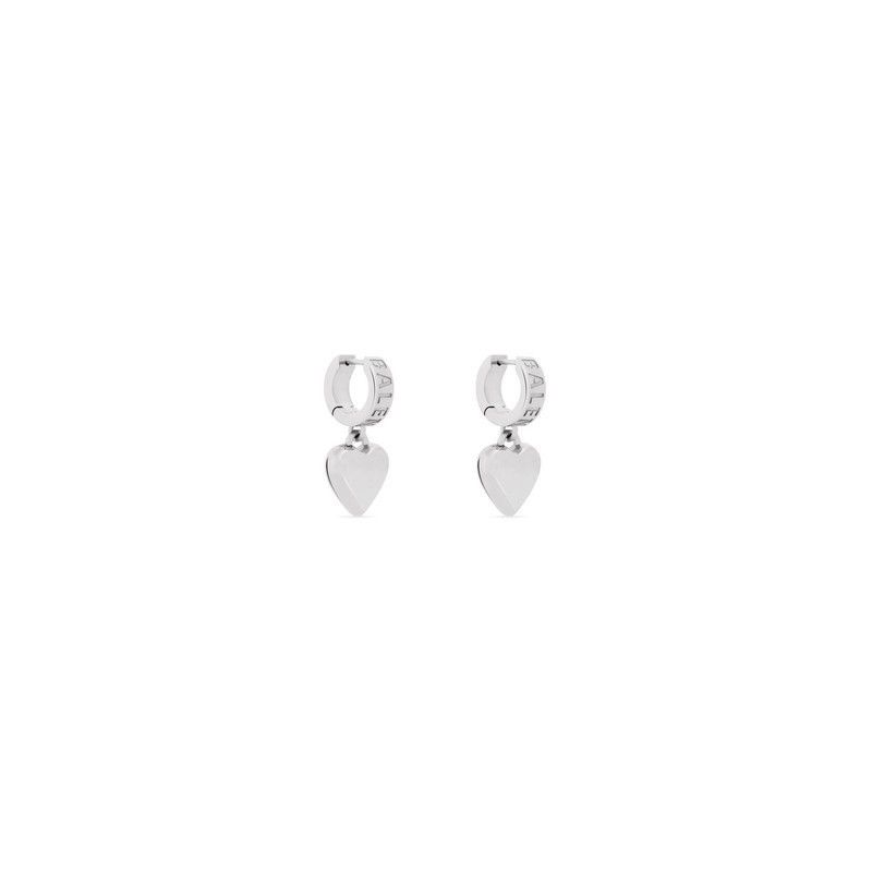 Balenciaga o1tr1nto0725 Size: OS / Sharp Heart Earrings in Silver Size ONE SIZE - 2 Thumbnail
