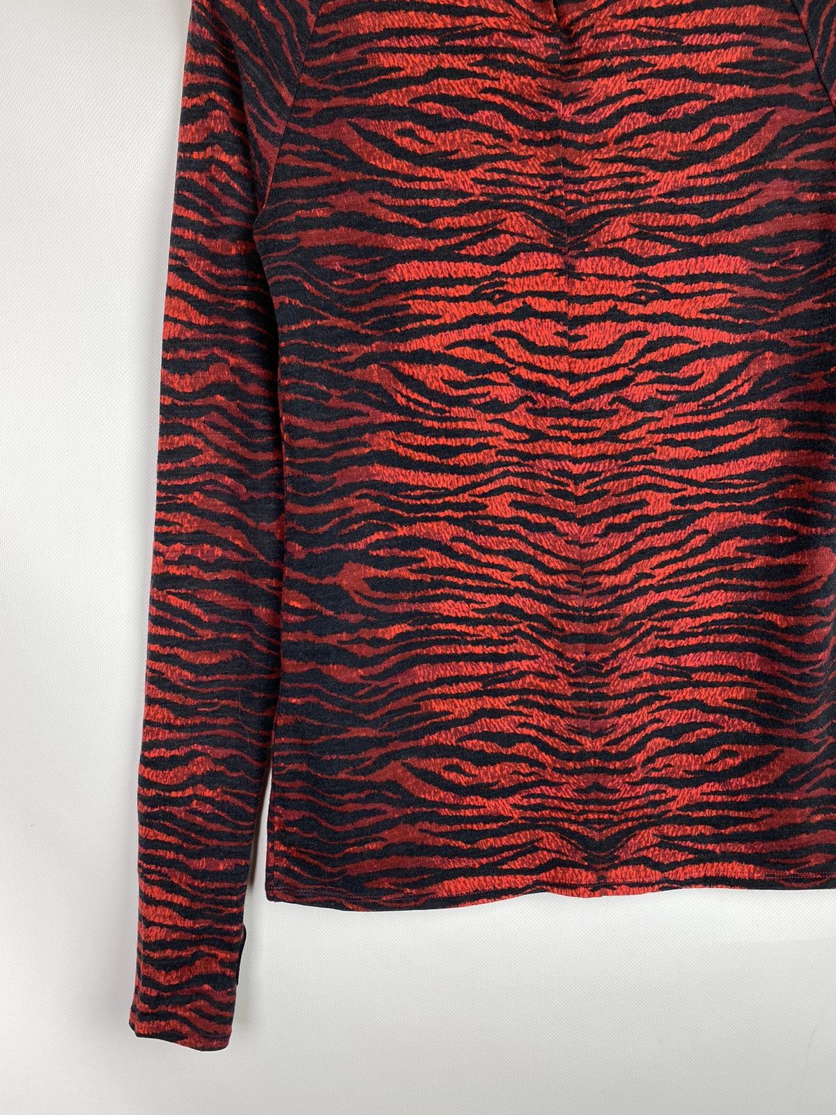 Kenzo Kenzo x H&M animal pattern high neck wool tunic blouse Size M / US 6-8 / IT 42-44 - 18 Thumbnail