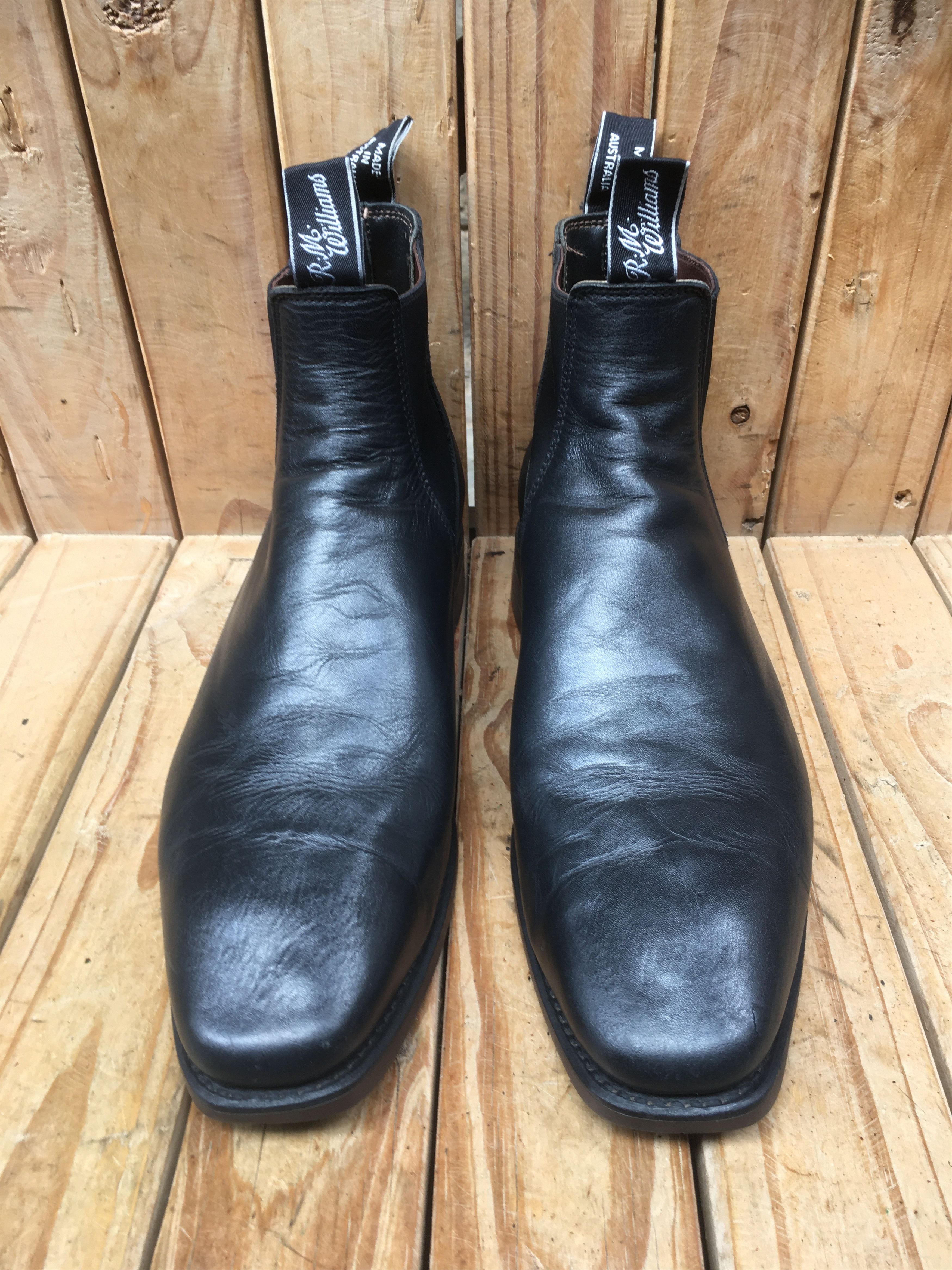 R.M. Williams Rm Williams Black leather chelsea Men Boots Size UK 11 F Size US 12 / EU 45 - 3 Thumbnail