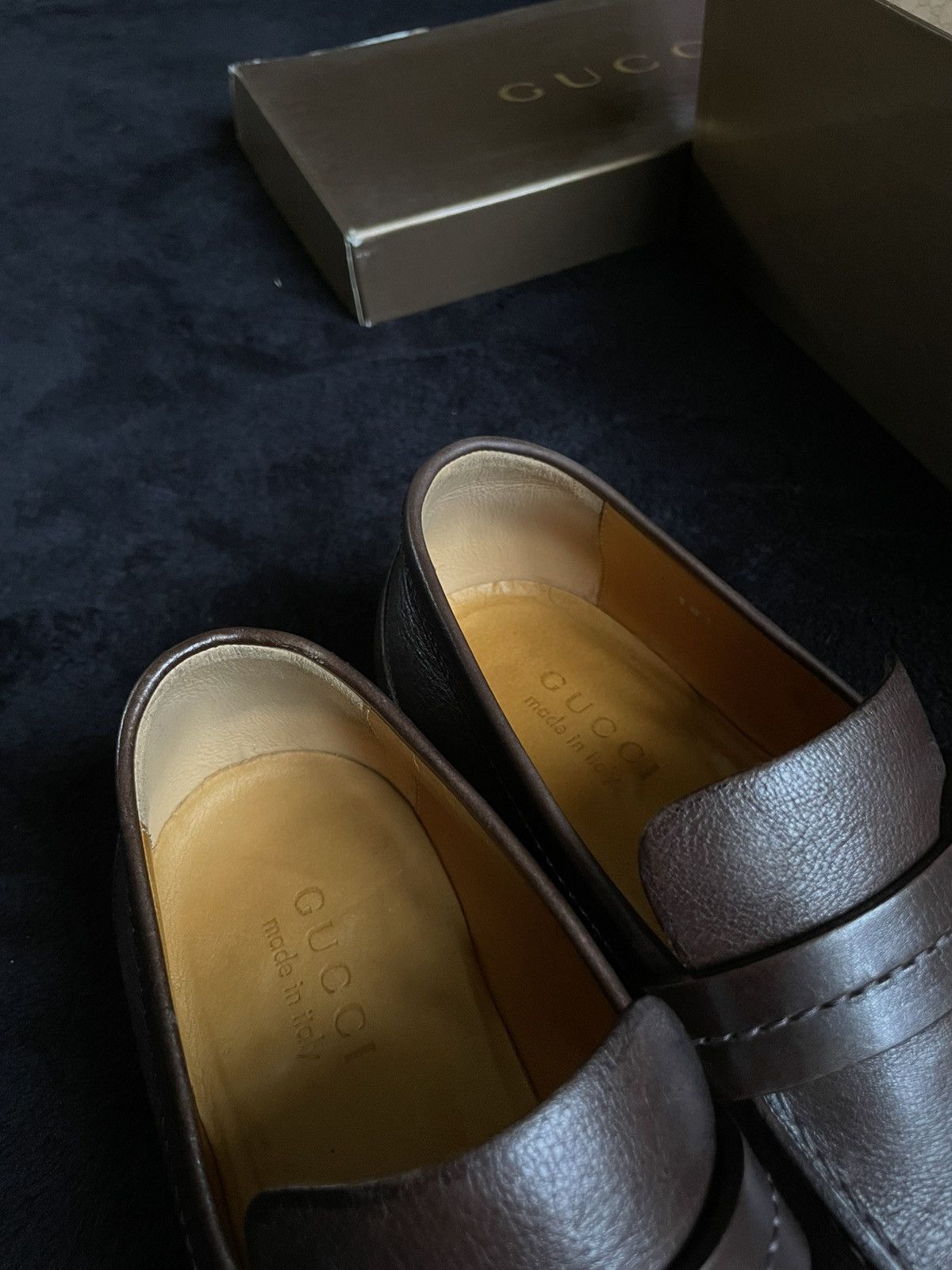 Gucci Vintage Loafers Gucci Leather Shoes Men‘s Size 41 Size US 8 / EU 41 - 8 Thumbnail