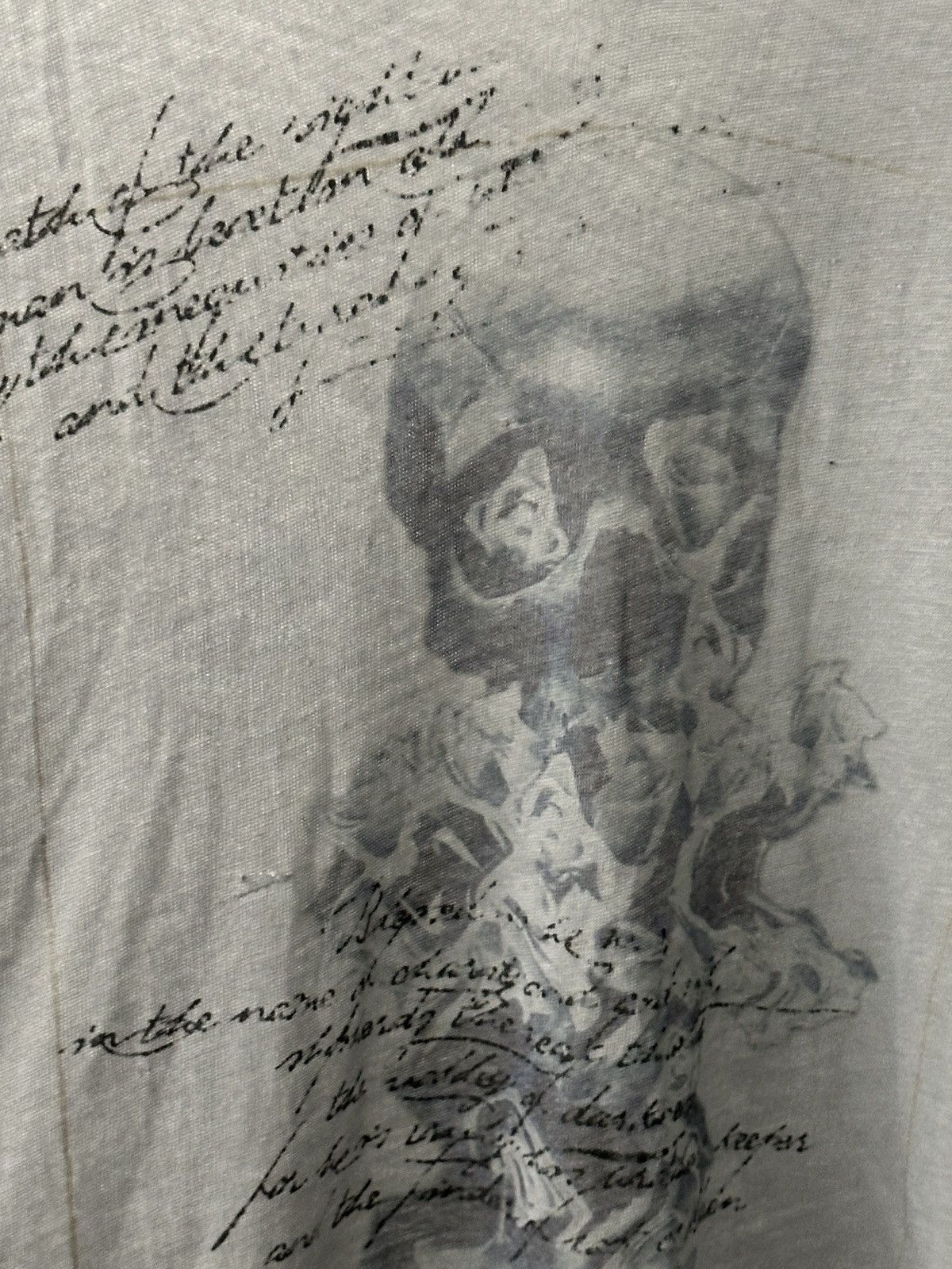 Tornado Mart 1990 - Tornado Mart Archival Skull Poem Body Mesh Size US M / EU 48-50 / 2 - 13 Thumbnail